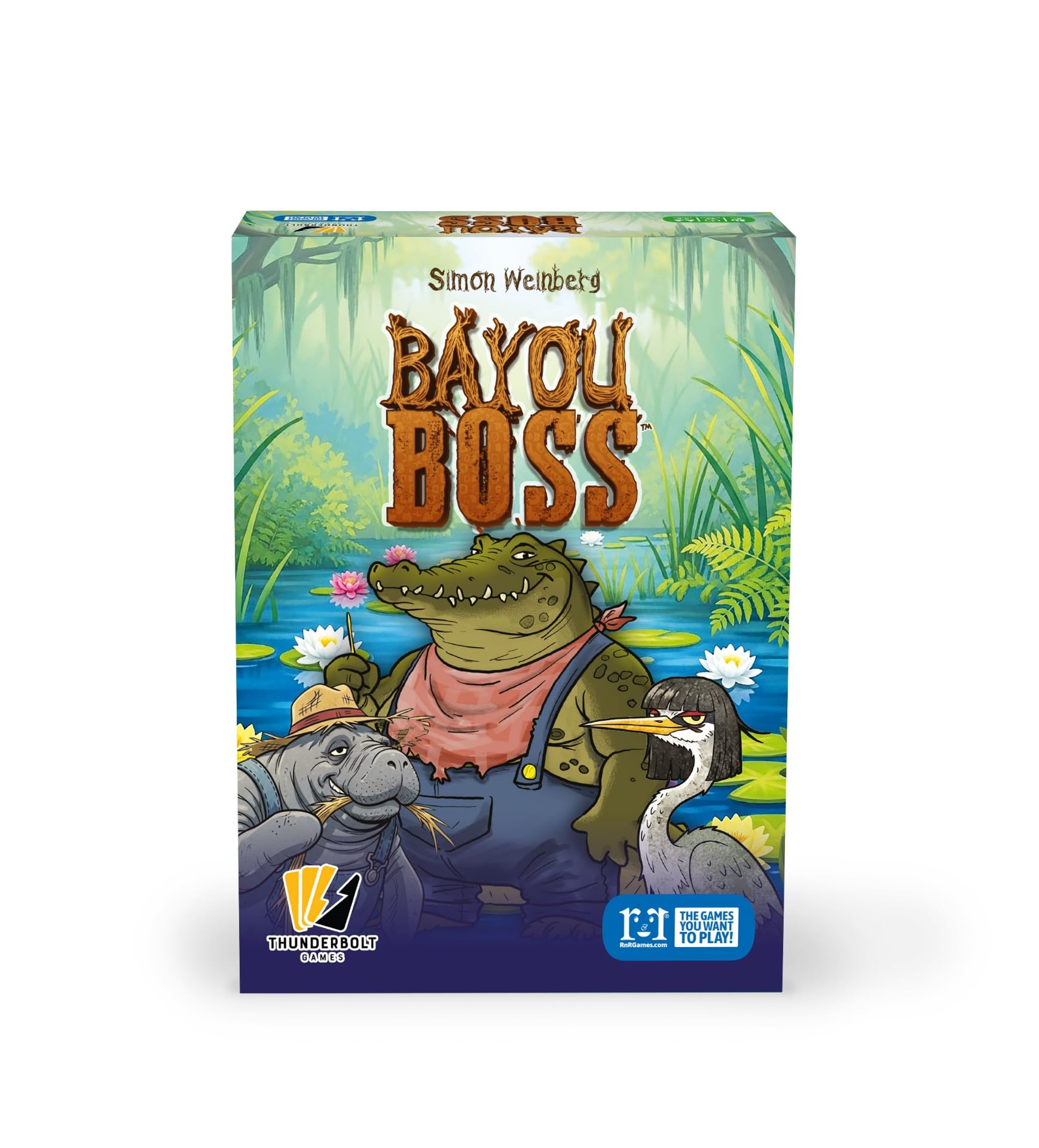 R & R Games Bayou Boss Card Game, Ages 8+, 2-8 Players, Trick-Taking Strategy Game