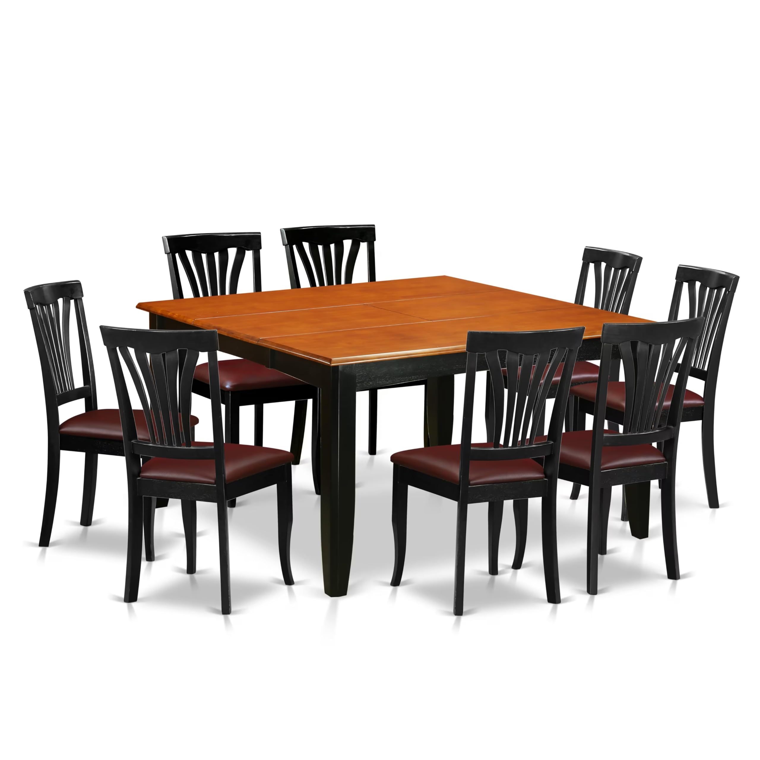 9  PC  Dining  room  set-Dining  Table  and  8  Wood  Dining  Chairs