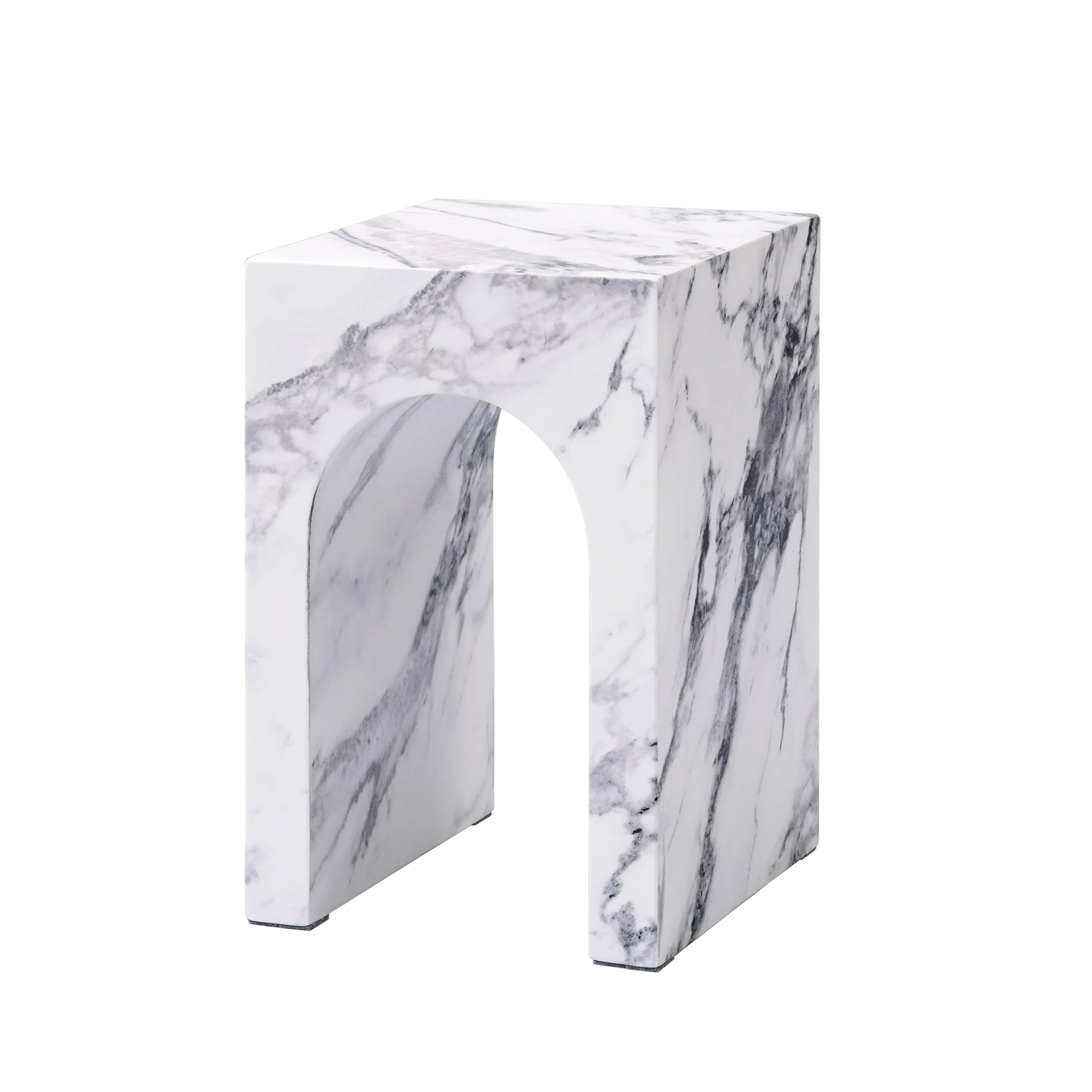 ACME Fritzy End Table, Engineered Stone Finish