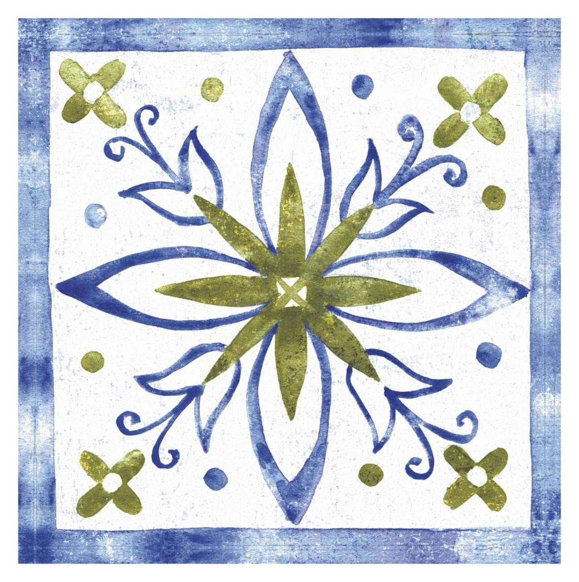 Tile Stencil I -Paper Art-32x32”