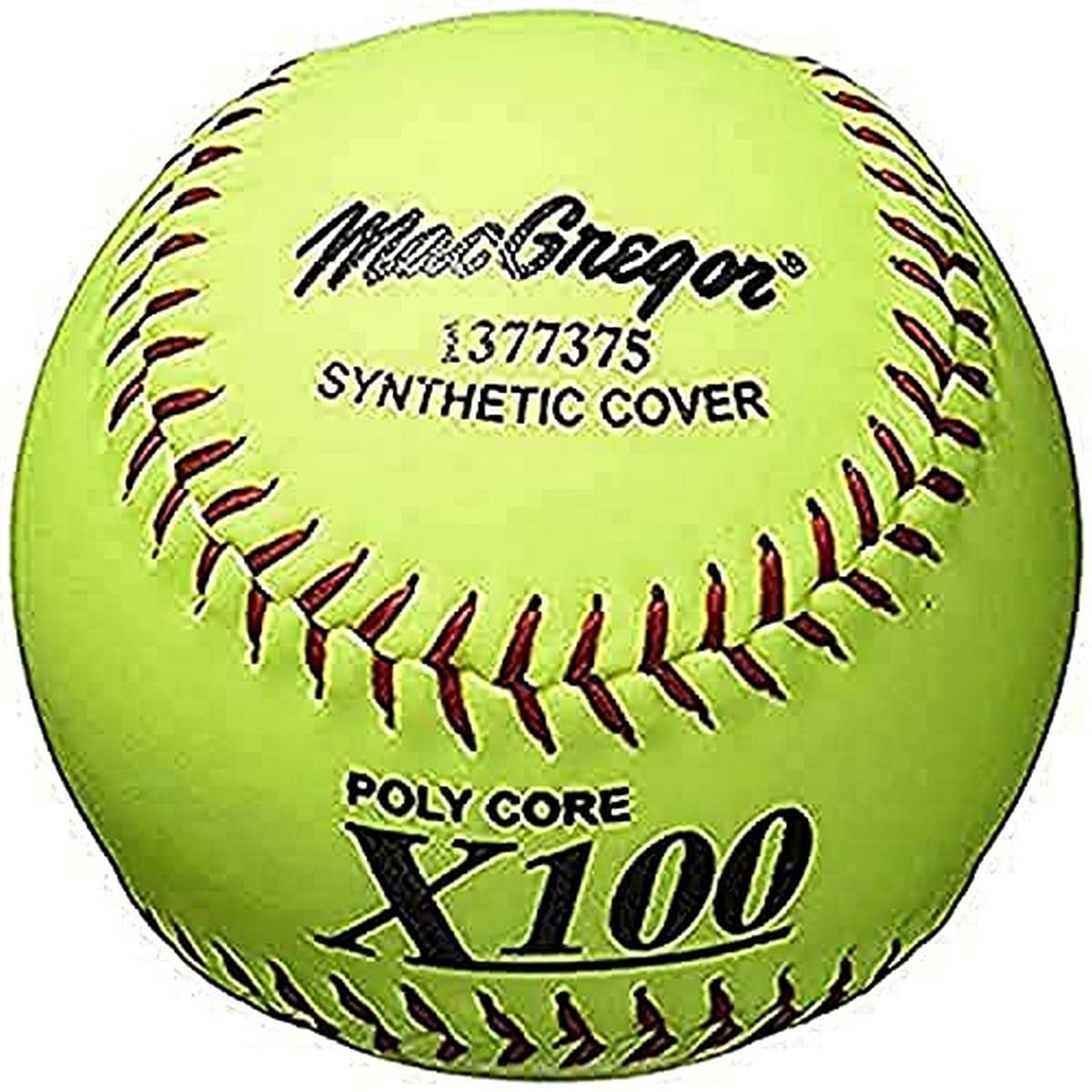 Macgregor X52Re Asa Slow Pitch Synthetic Softball, 12-Inch, Pack Of 12