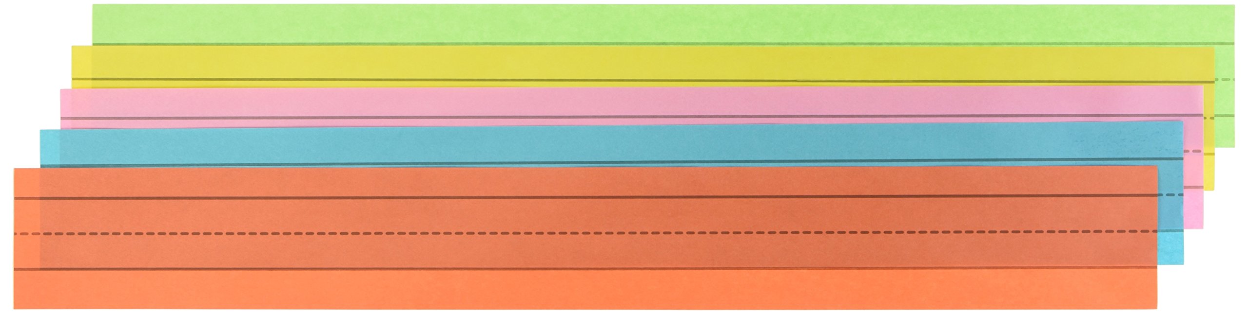 School Smart Sentence Strip, 3 x 24 Inches, Kaleidoscope Colors, Pack of 100