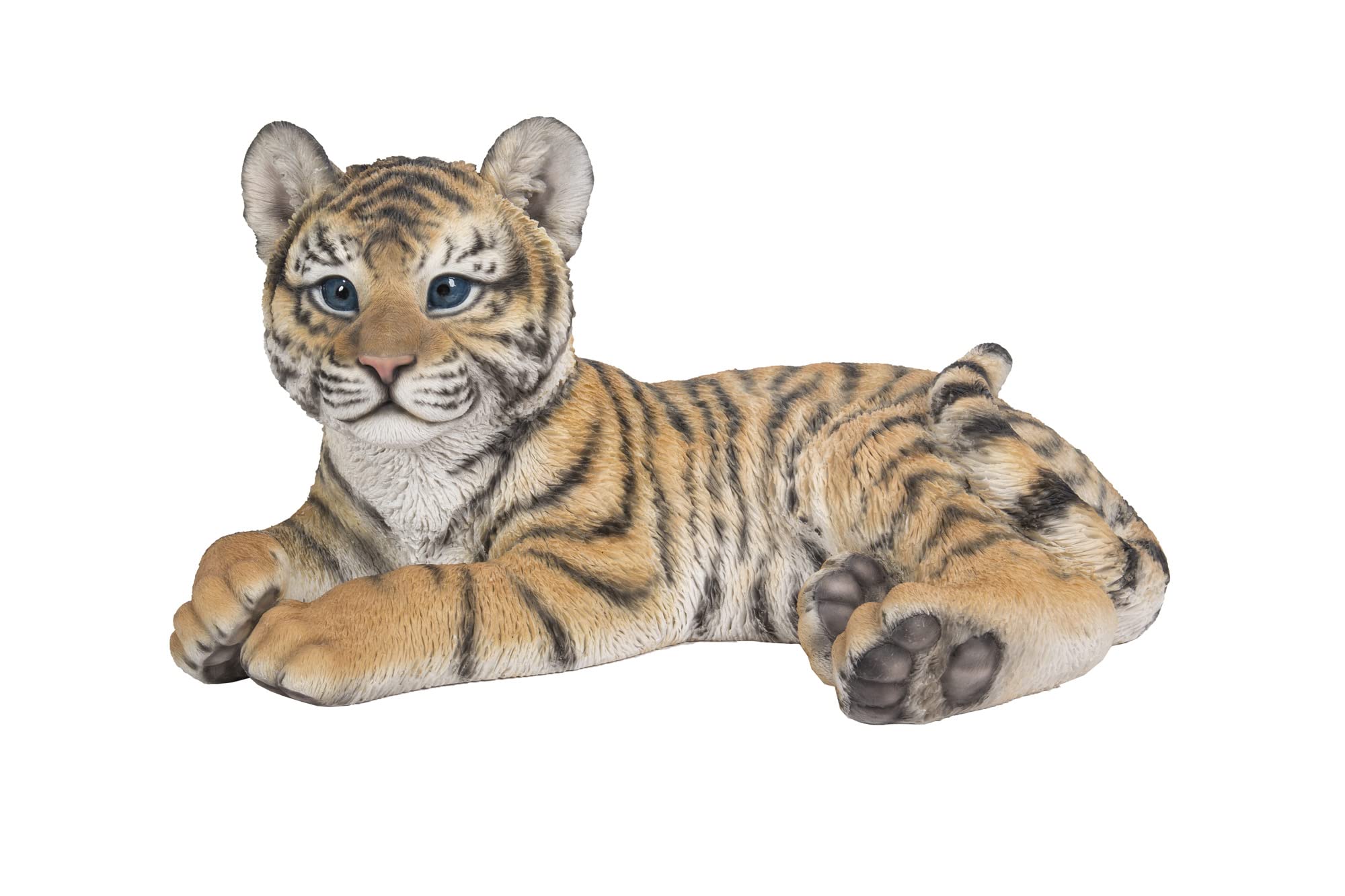 Hi-Line Gift Ltd 87808-C Baby Yellow Tiger Cub Laying Down Statue