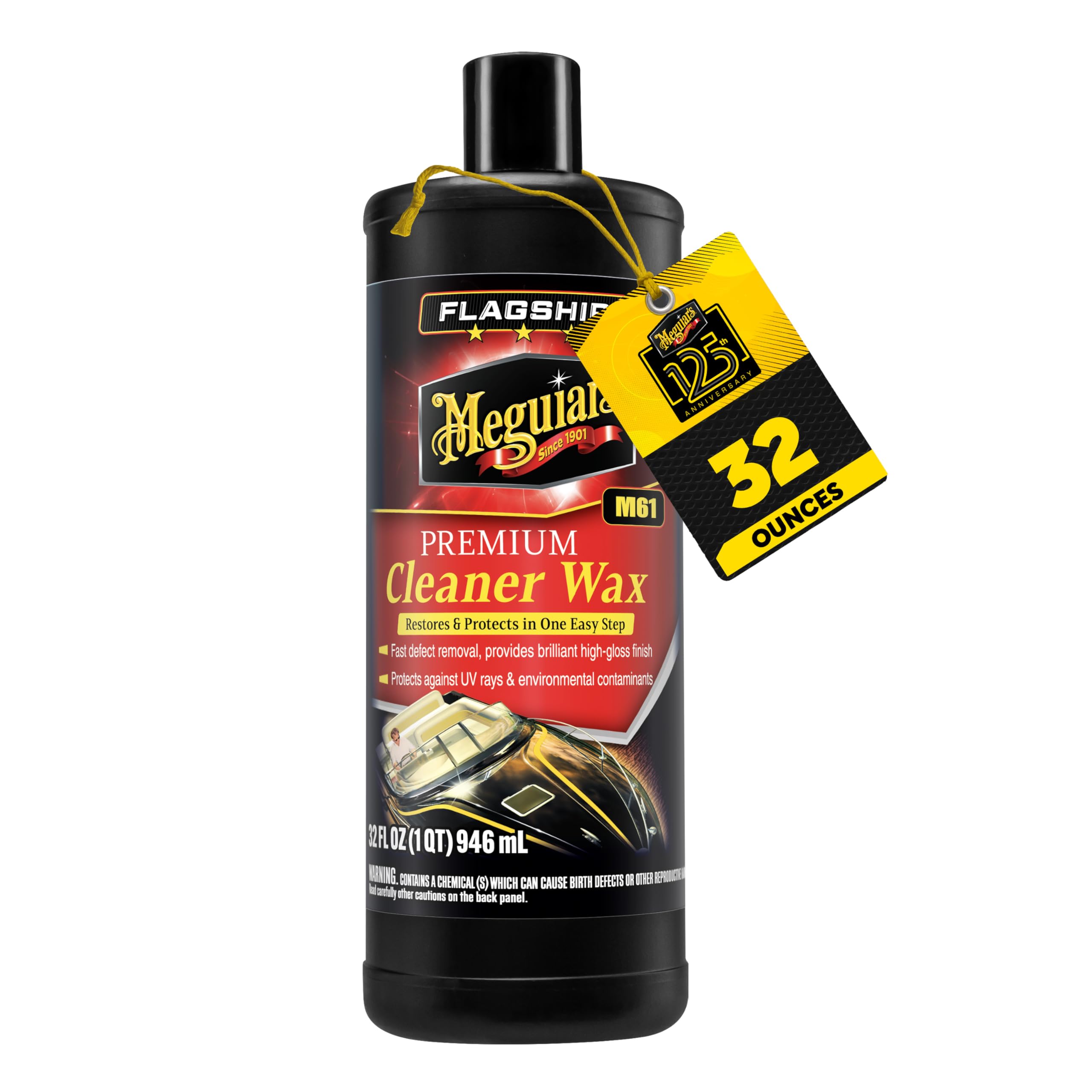 MEGUIARS FLAGSHIP PREMIUM CLEANER/WAX 32 OZ