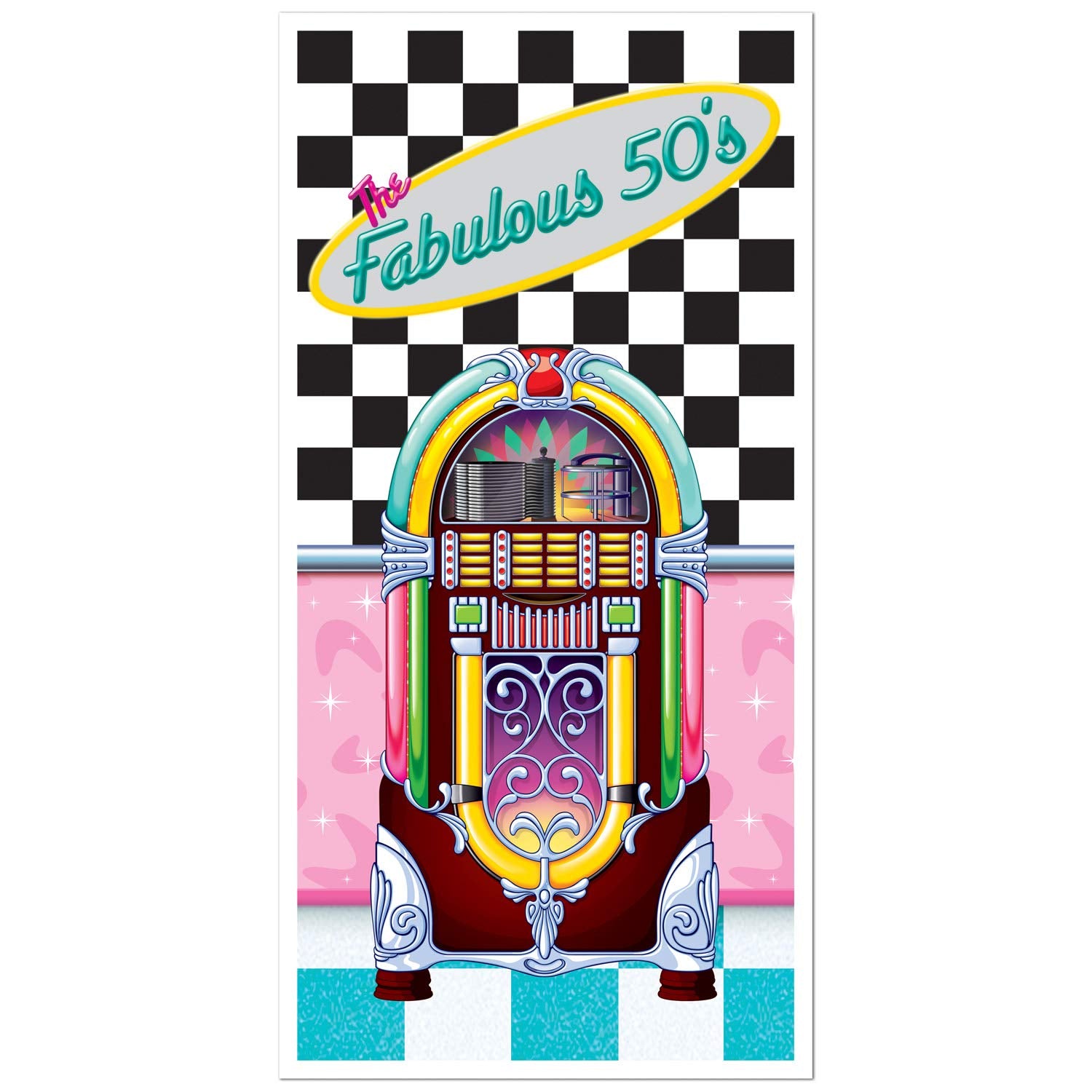 The Fabulous 50s Door Cover (Pack of 12)