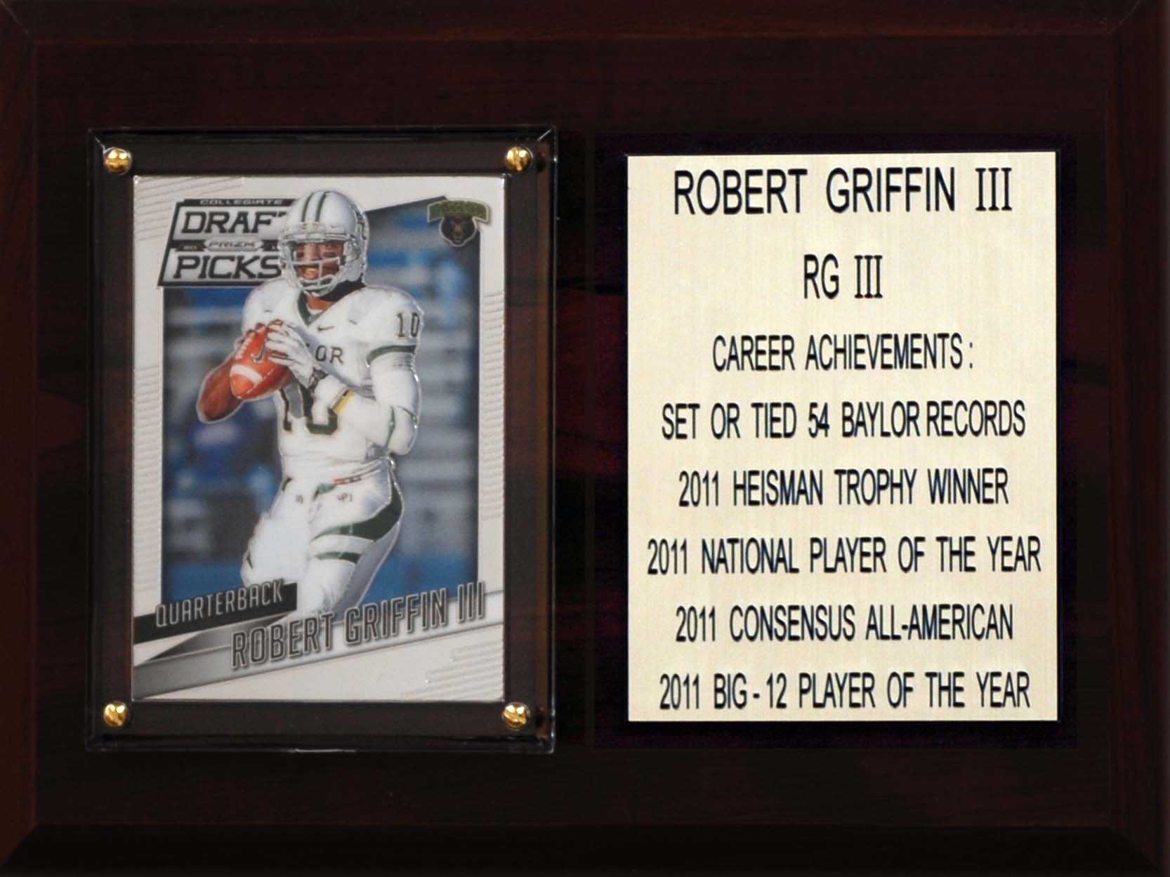 NCAA 6X8″ Robert Griffin III Baylor Bears Career Stat Plaque