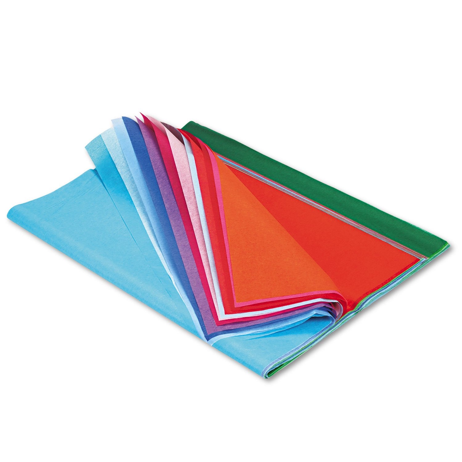 Spectra Deluxe Bleeding Tissue Paper, 20 x 30 Inches, Assorted Color, 100 Pack
