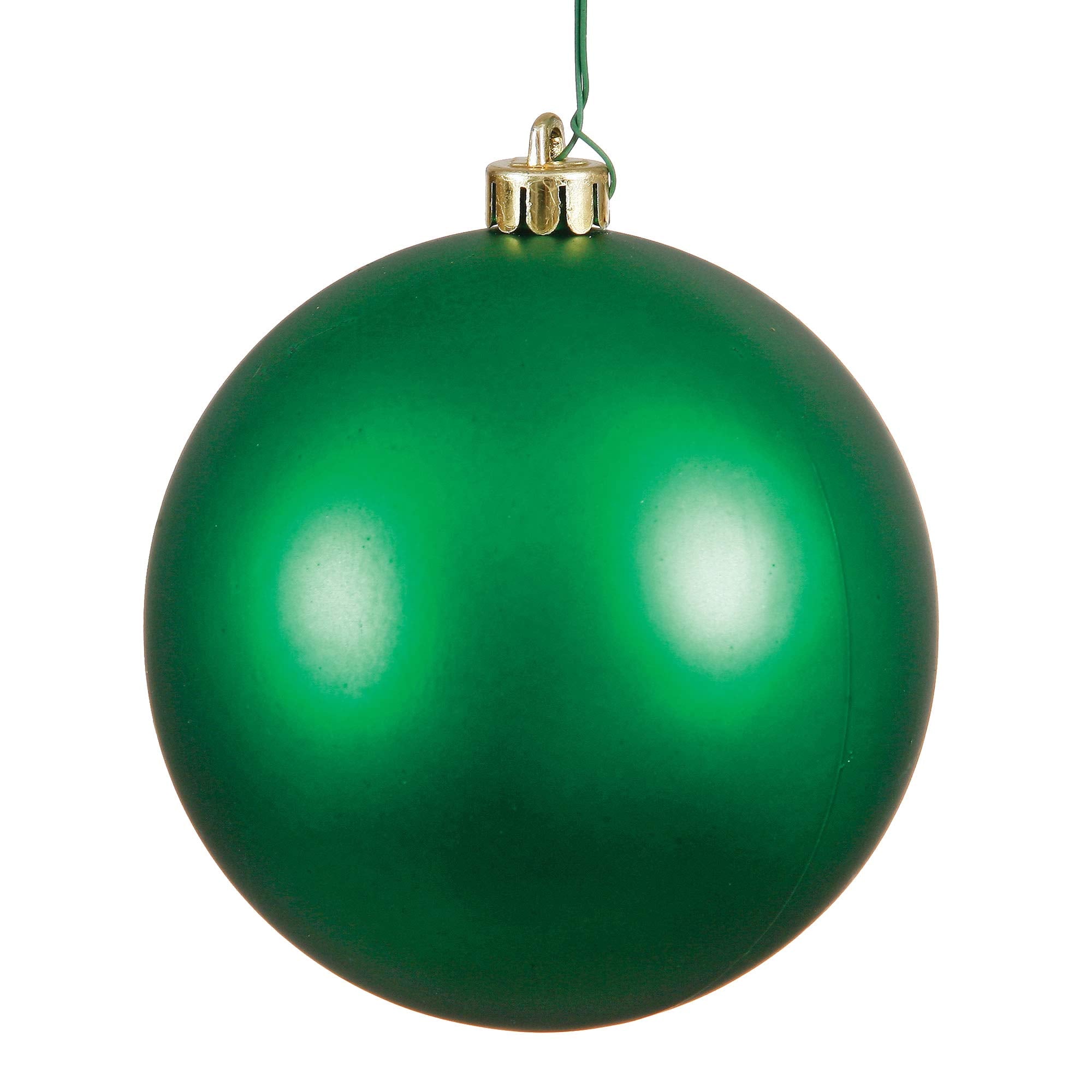 Casafoyer  4” Green Matte Ball UV Drilled 6/Bag - N591004DMV - (Pack Of 2)