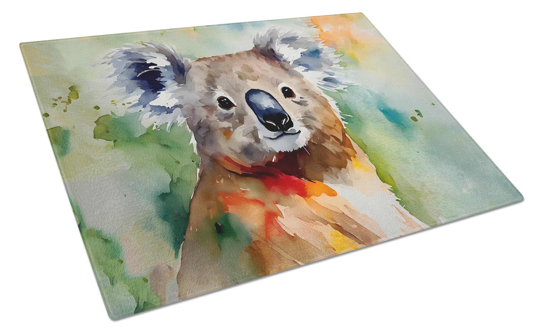 Carolines Treasures DAC2936LCB Koala Glass Cutting Board Large Decorative Tempered Glass Kitchen Cutting and Serving Board Large Size Chopping Board