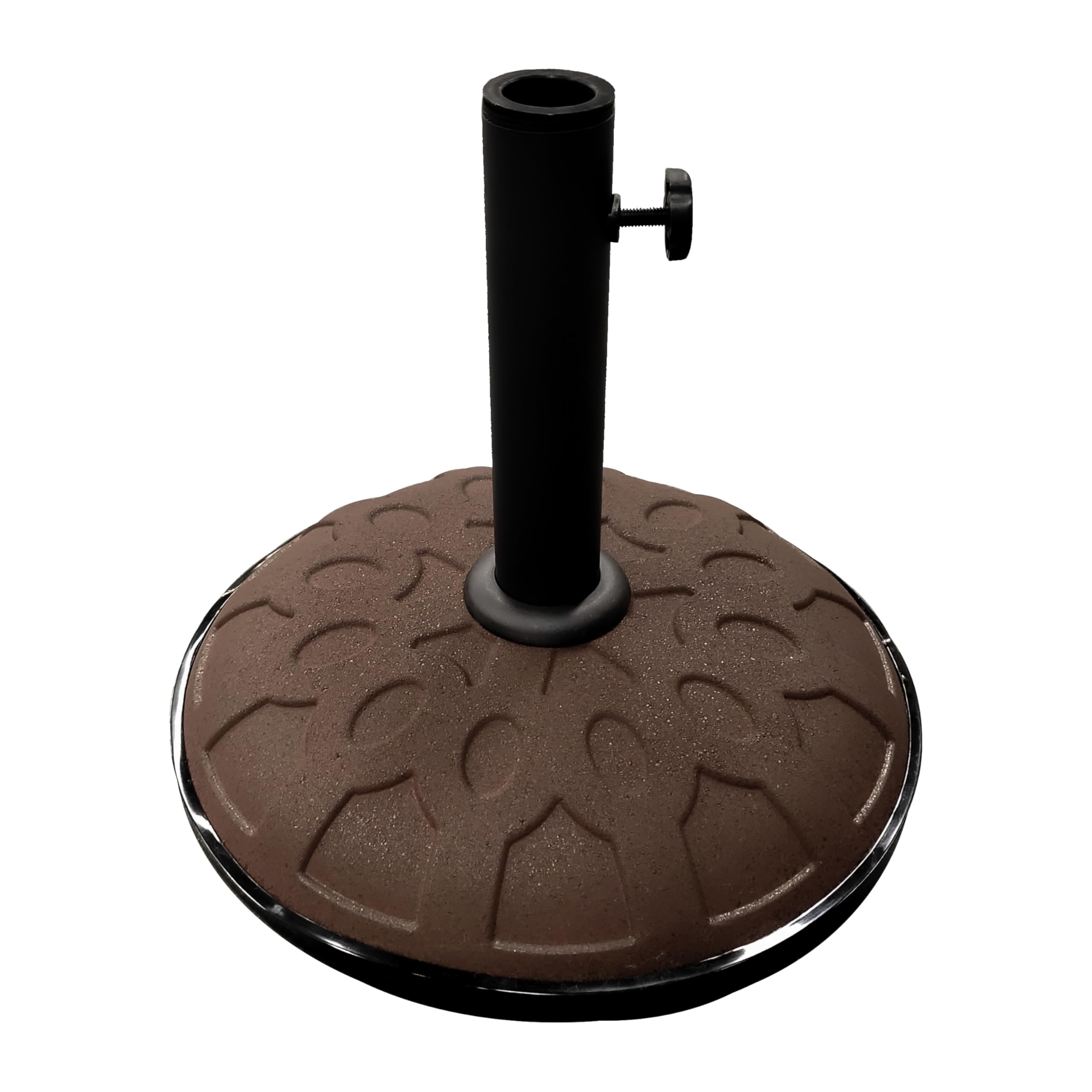25-Pound Resin Compound Umbrella Base - Chocolate