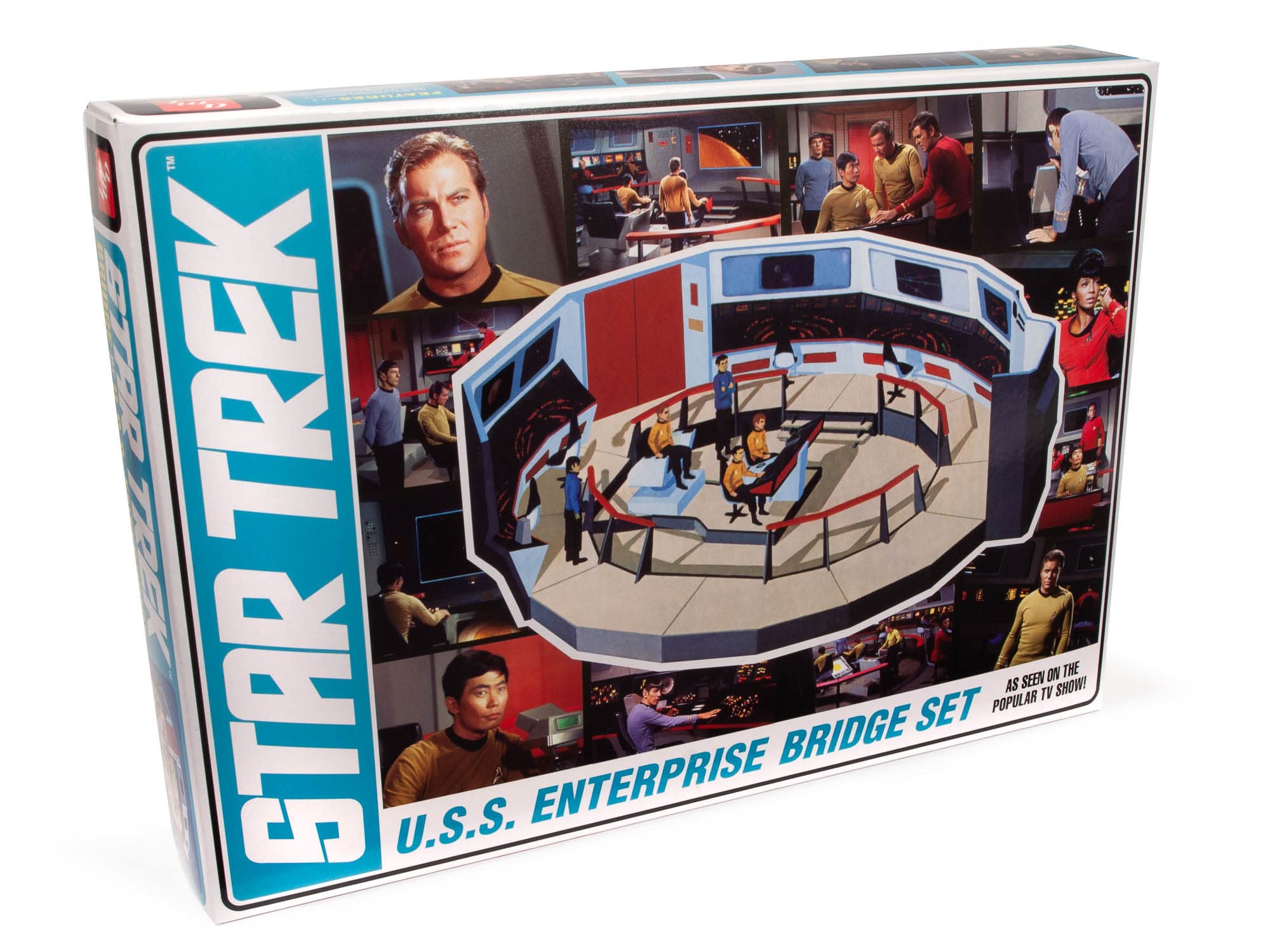 Skill 2 Model Kit U.S.S. Enterprise Command Bridge Set Star Trek (1966-1969) TV Show 1/32 Scale Model by AMT