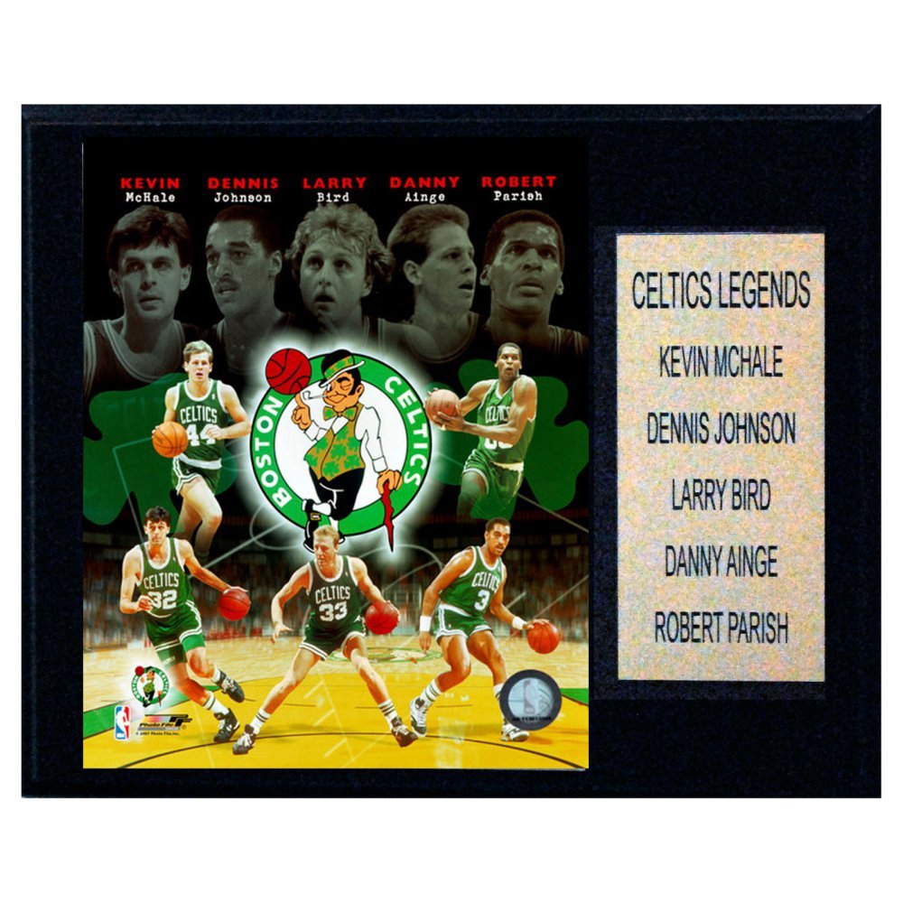 NBA 12x15″ Celtics Big 5 Legends Plaque