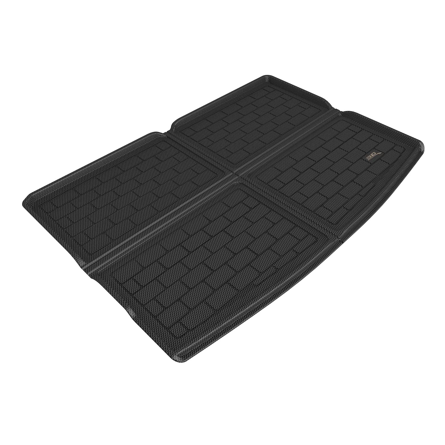 3D MAXpider Compatible with CHEVROLET SUBURBAN / GMC YUKON XL / CADILLAC ESCALADE ESV 2021-2025 KAGU BLACK BEHIND 3RD ROW CARGO LINER