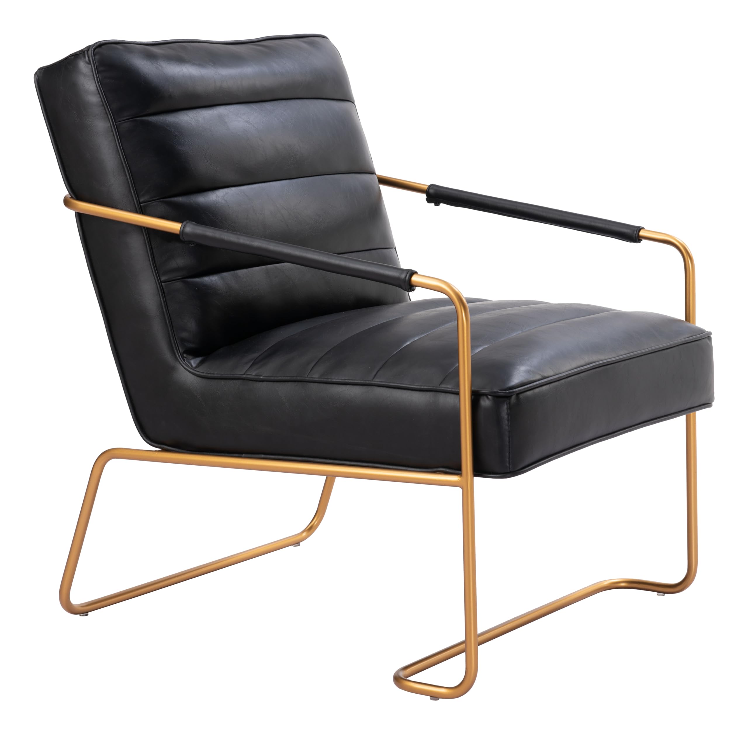 Zuo Dallas Accent Chair Vintage Black