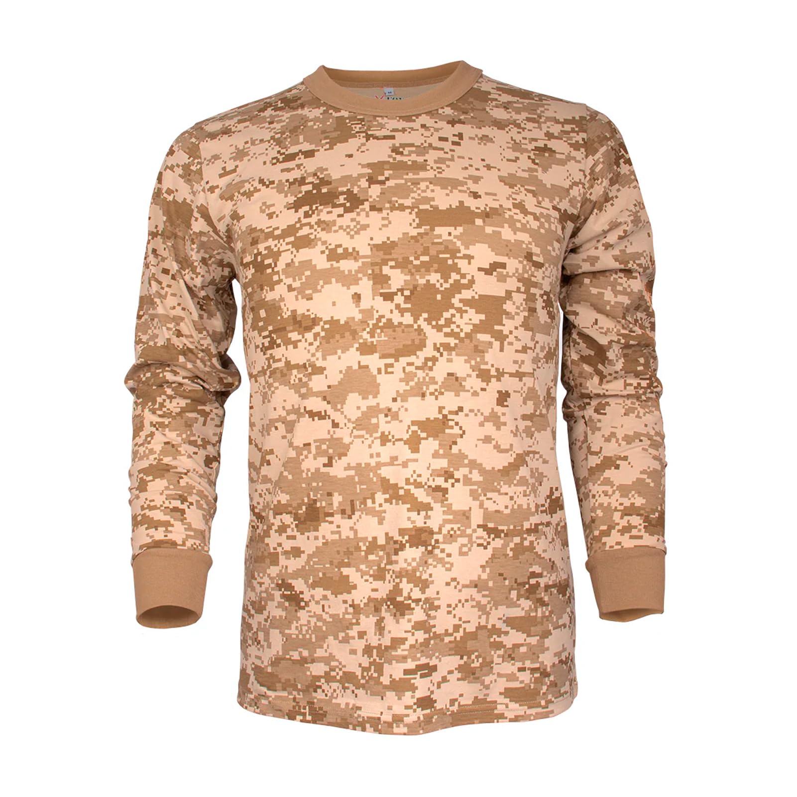 Mens Long Sleeve T-Shirt - Digital Desert Large