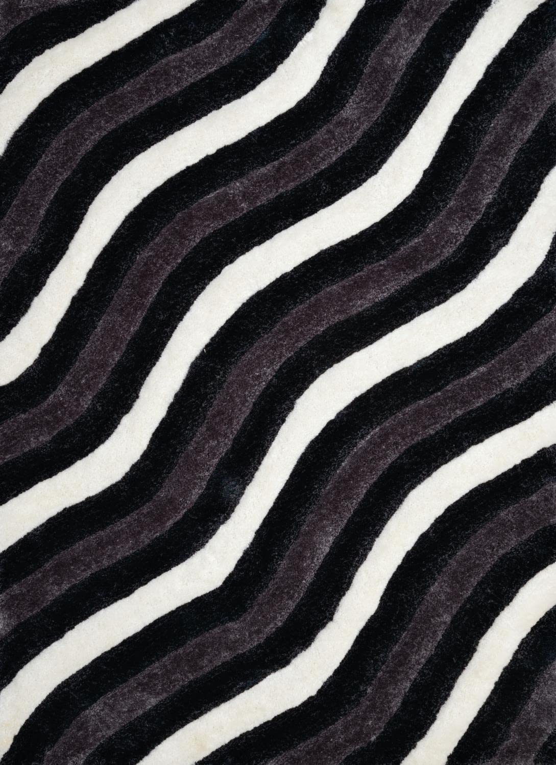 United Weavers Finesse Showers Black Accent Rug  110 X 3