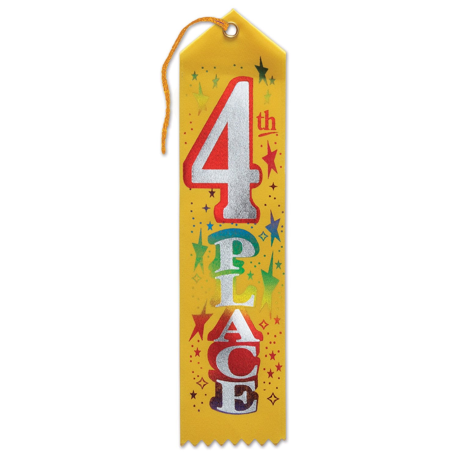 4th Place Award Ribbon (Pack of 6)