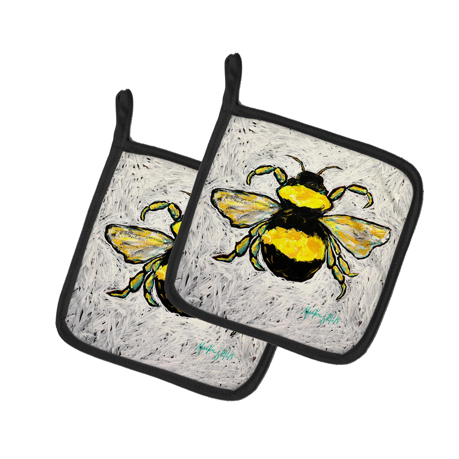 Buzzbee Bumblebee Pair of Pot Holders