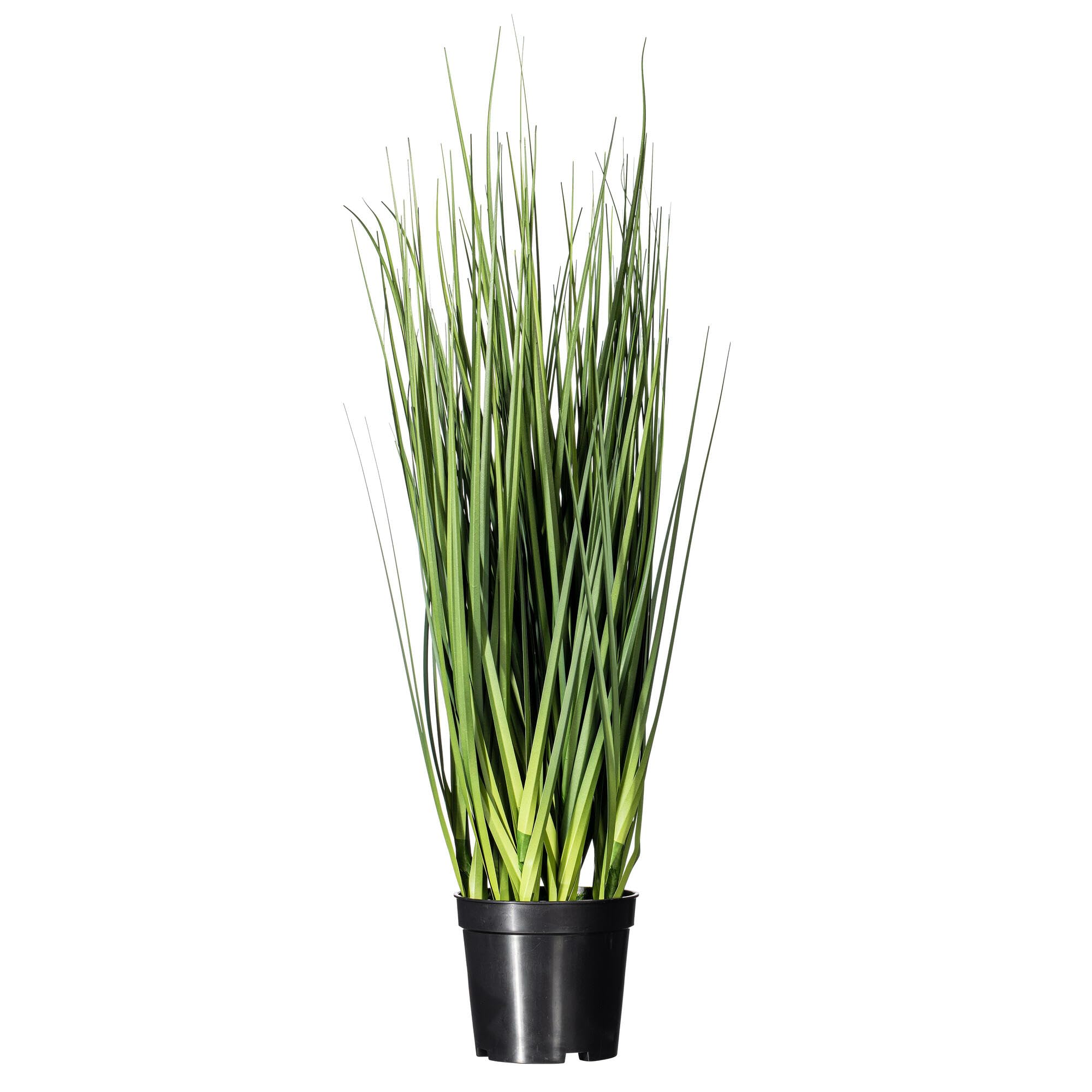 Casafoyer  24” Artificial Potted Extra Full Green Grass. - (Pack Of 2)