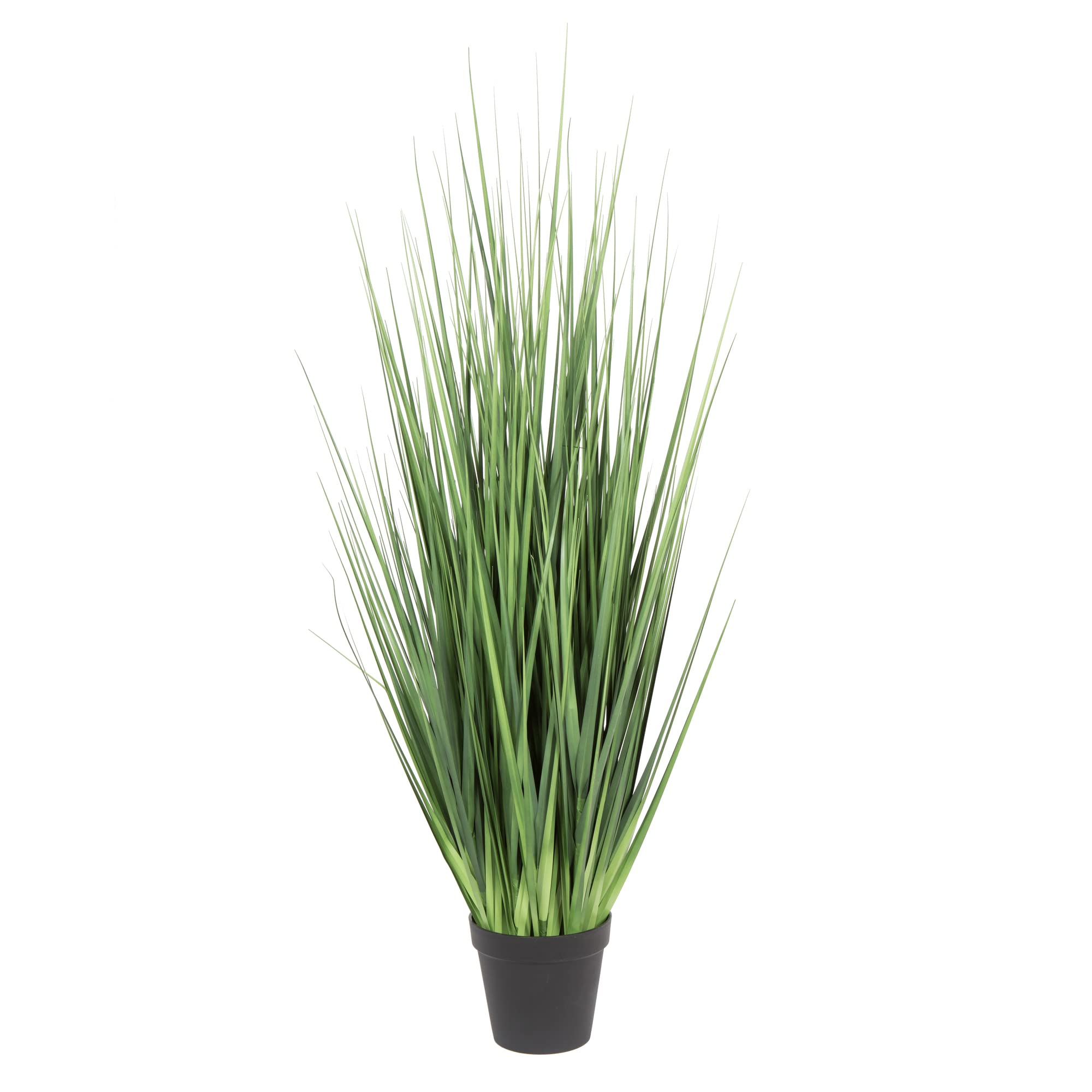 Casafoyer Lifelike 6” Artificial Potted Green Grass - Home & Office Decor ( Pack of 2 )