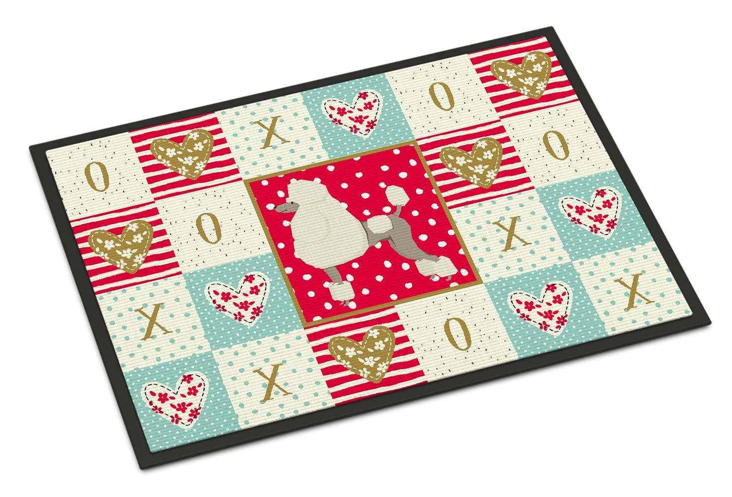 Poodle Love Indoor or Outdoor Mat 18x27