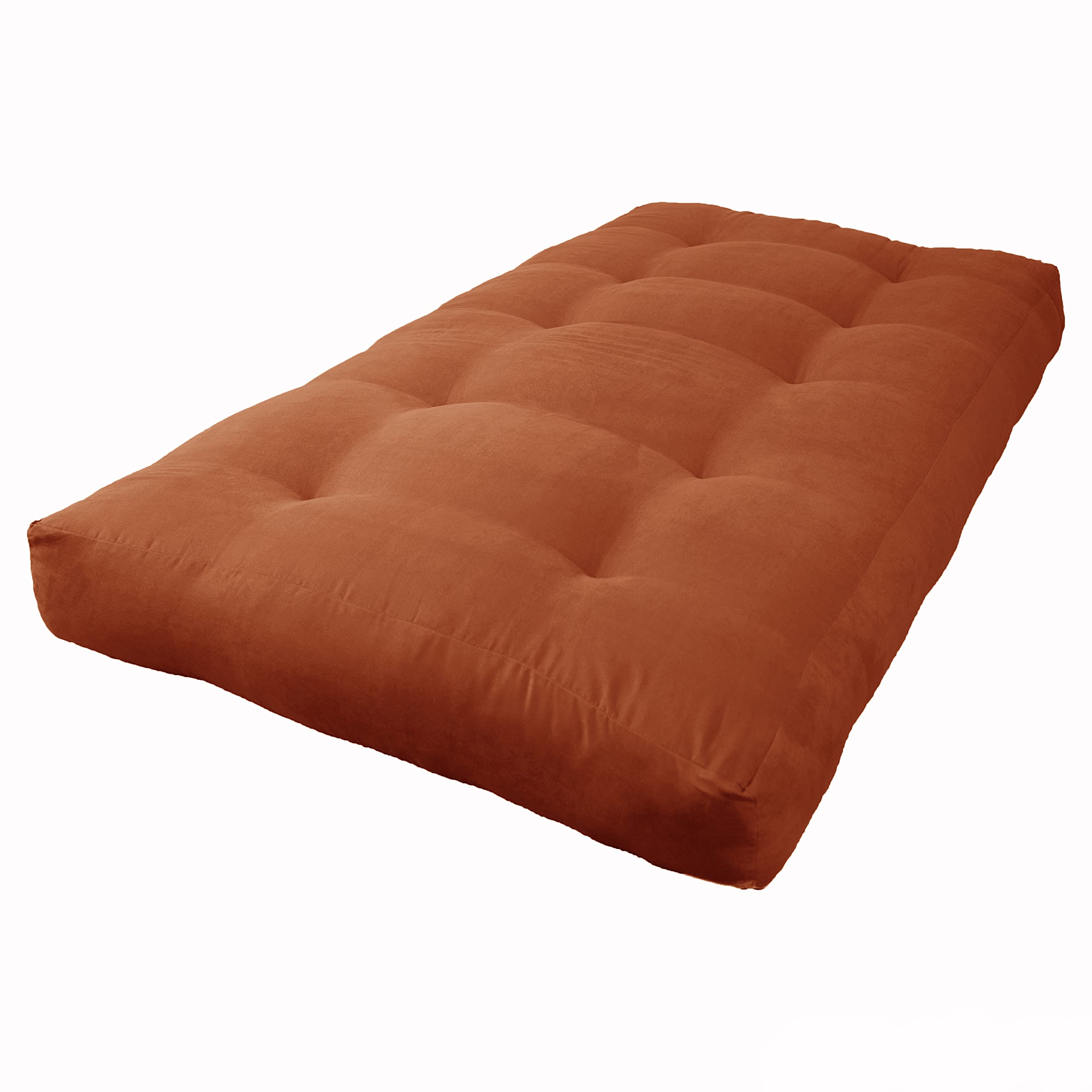 Blazing Needles Vitality 7-inch Microsuede Twin-size Futon Mattress - Spice - Spice