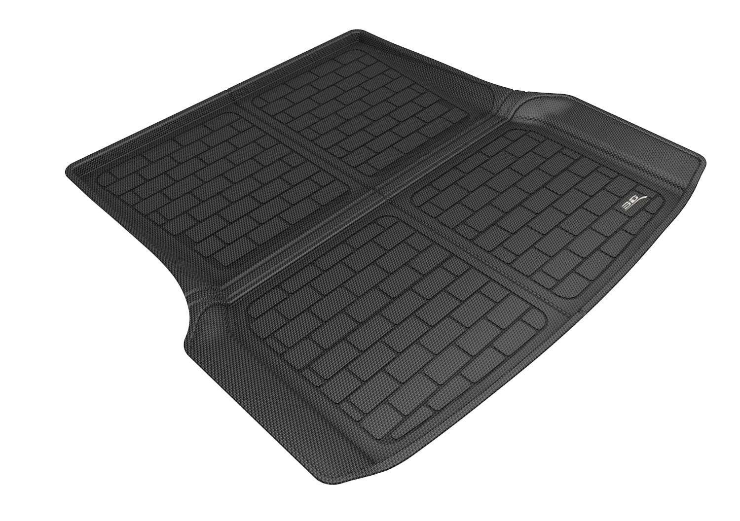 3D MAXpider TESLA MODEL S 2015-2021 KAGU BLACK REAR CROSS FOLD CARGO LINER