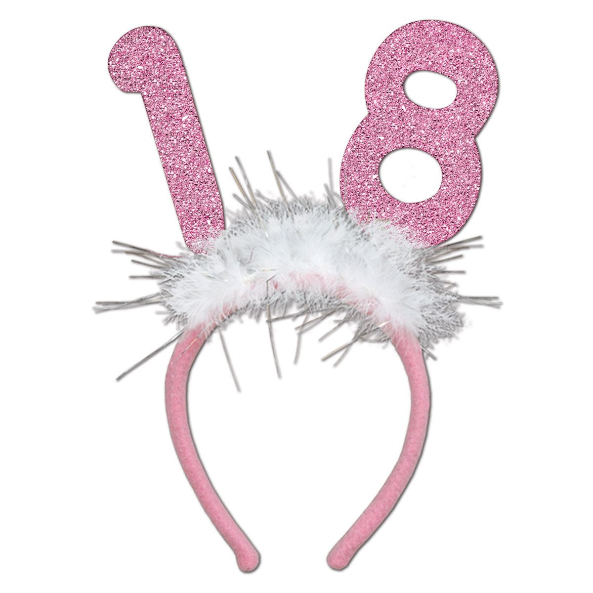 18  Glittered Boppers w/Marabou