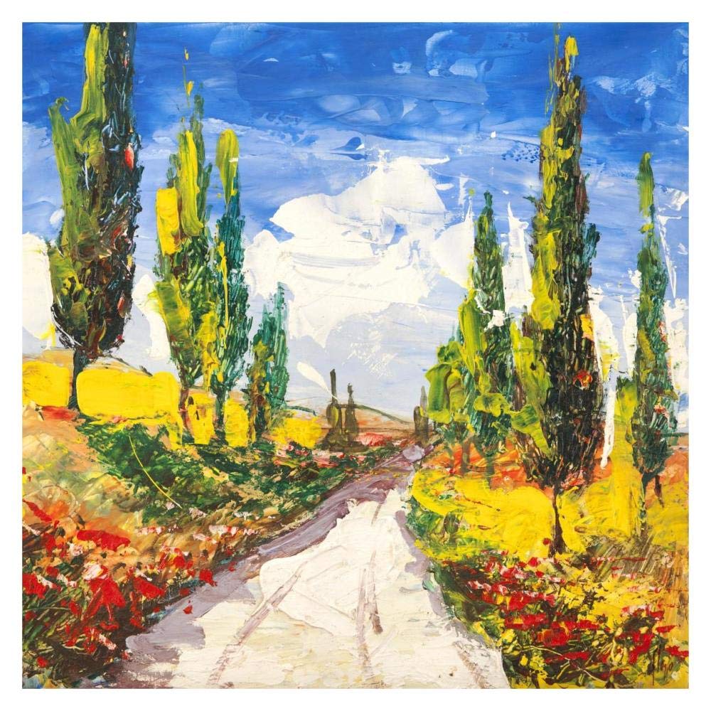 Strada toscana-Paper Art-32x32”