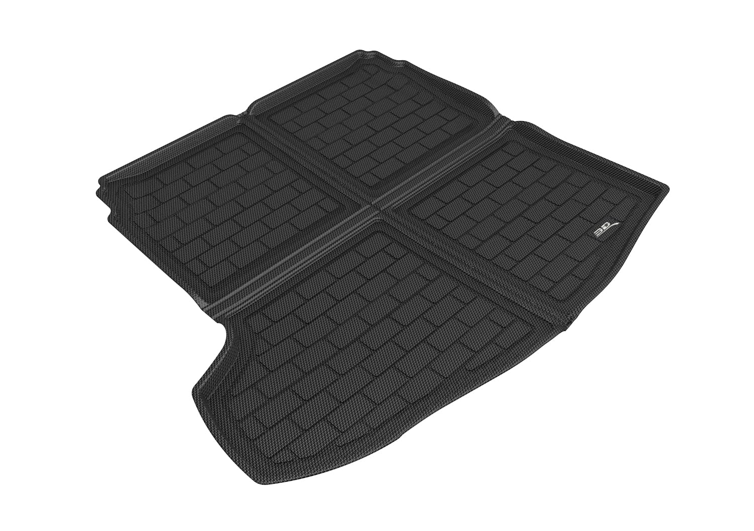 3D MAXpider MAZDA MAZDA3 SEDAN 2019-2022 KAGU BLACK CROSS FOLD CARGO LINER