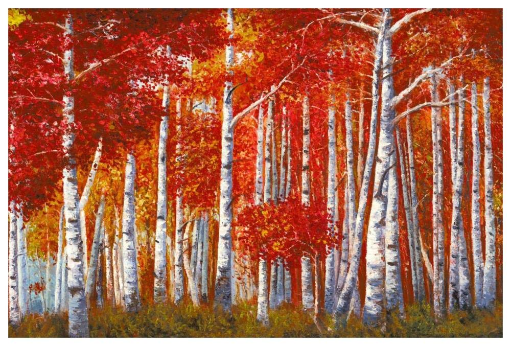Bosco di betulle-Paper Art-62x42”