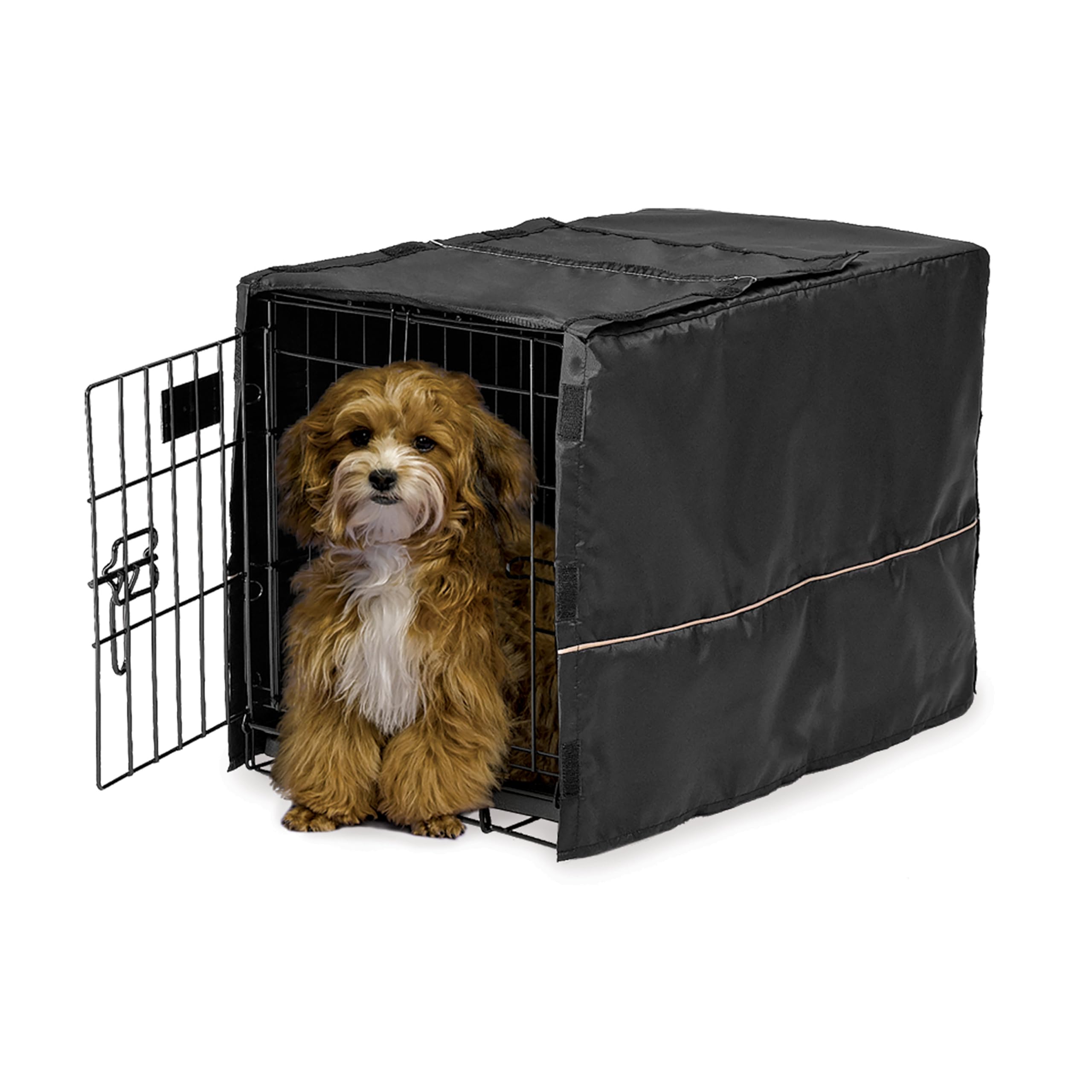 Quiet Time Crate Cover Black Polyester 23 x 13.5″ x 15″
