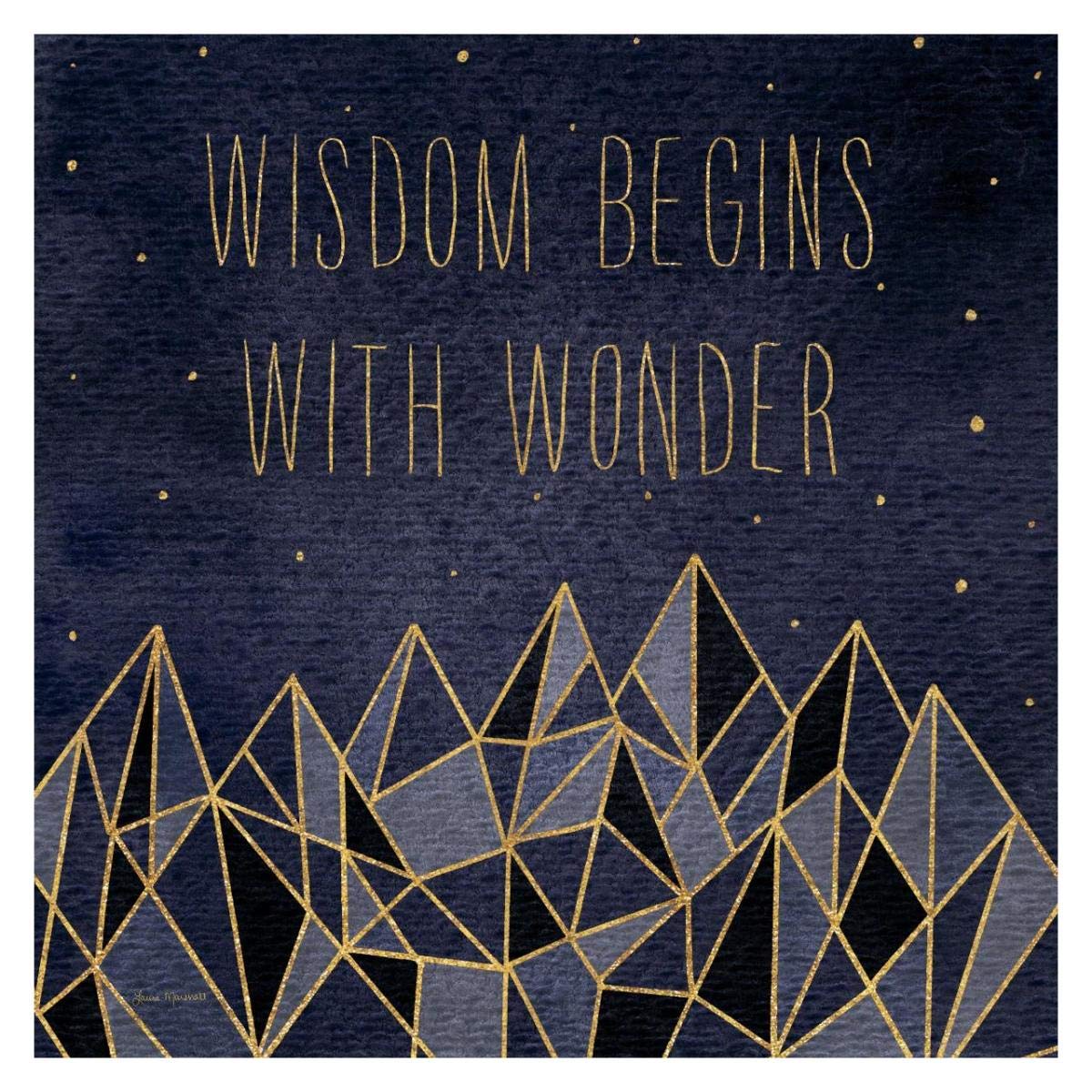 Written in the Stars I -Paper Art-32x32”