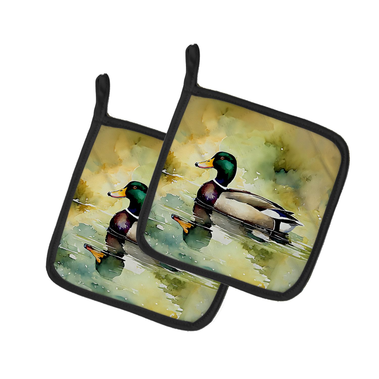 Mallard Pair of Pot Holders
