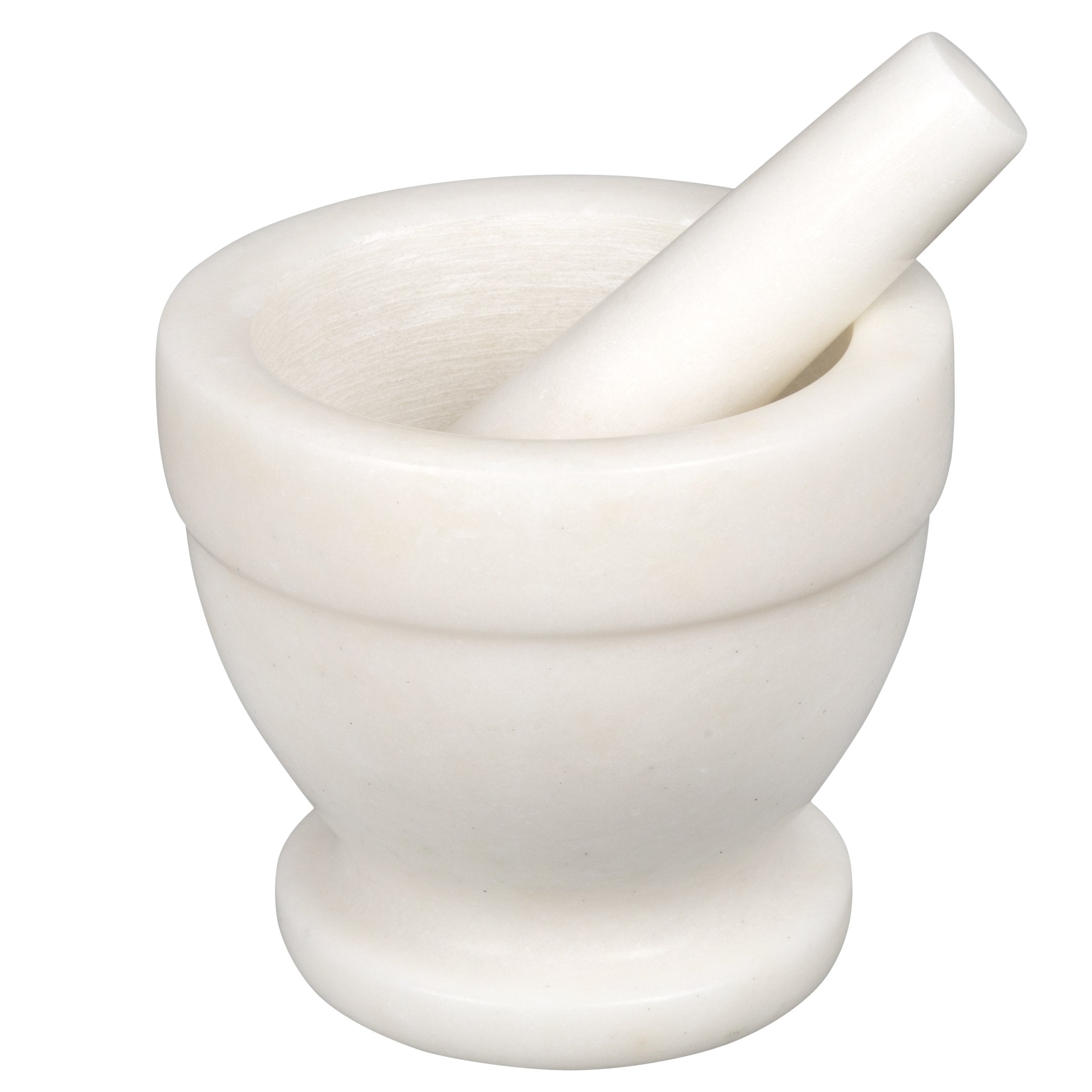 White 5.25 x 4.5″ Mortar & Pestle″