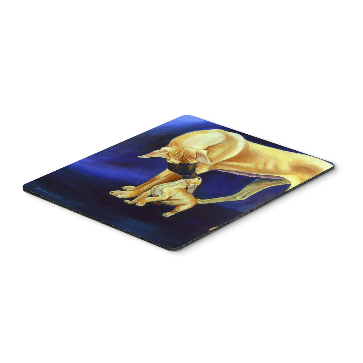 Caroline'S Treasures Mouse/Hot Pad/Trivet, Natural Fawn Great Dane With Puppy (7208Mp)