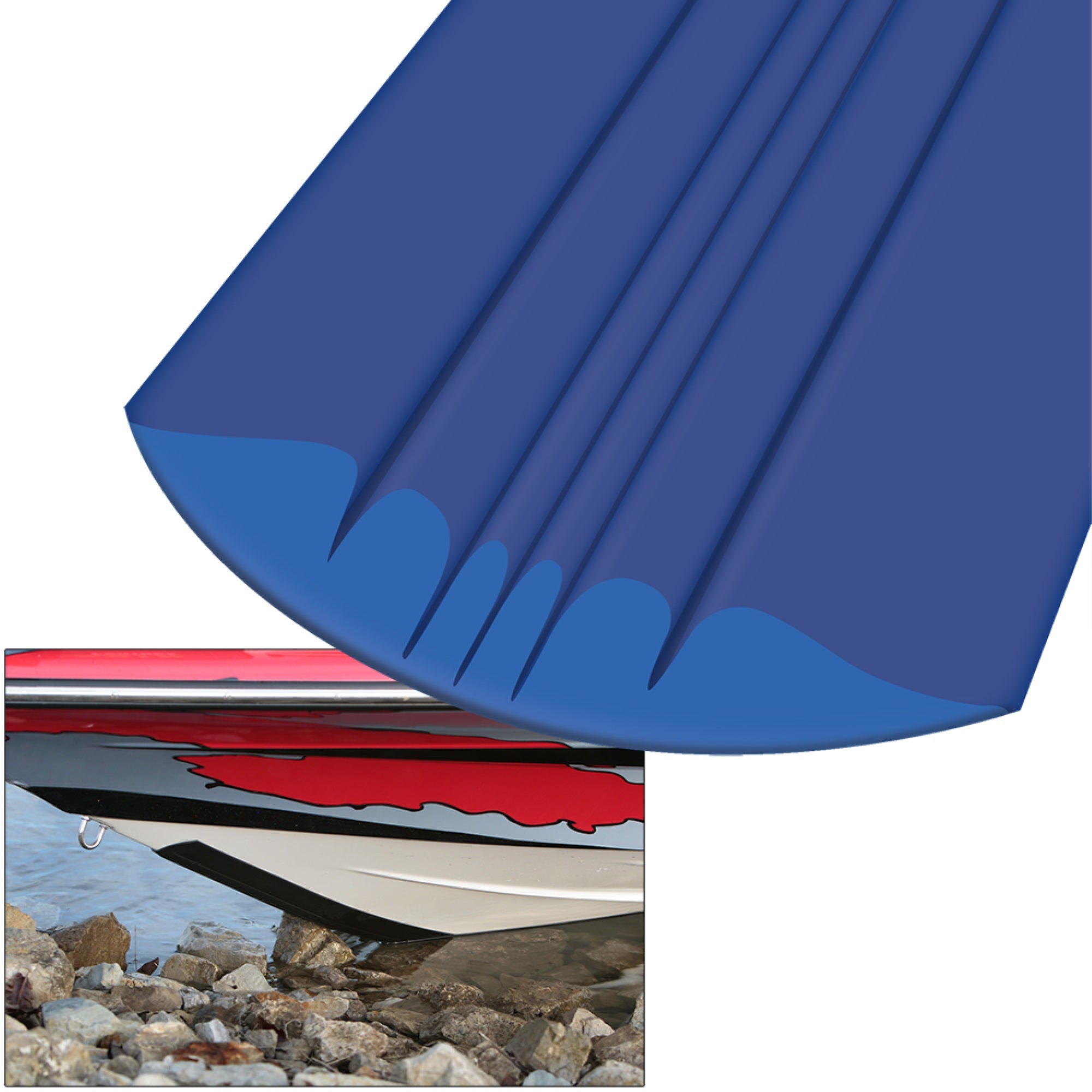 MEGAWARE KEELGUARD 4' BLUE