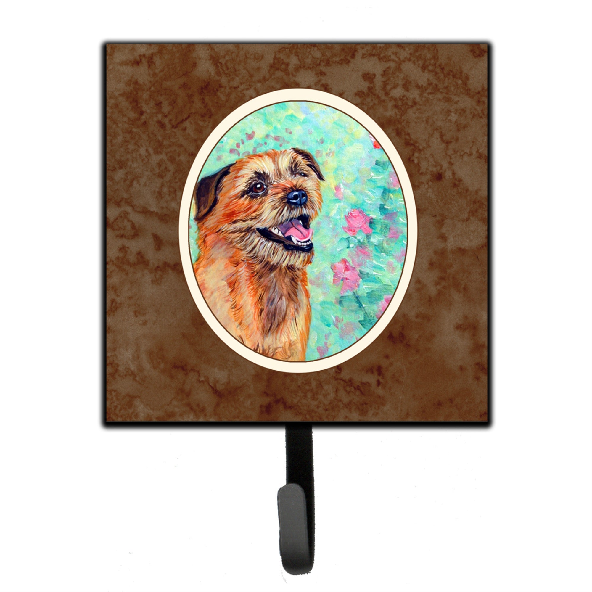 Caroline'S Treasures Border Terrier Leash Or Key Holder 7228Sh4, Small, Multicolor