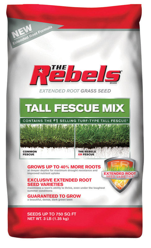 REBEL TALL FESCUE 3 LB (Pack of 1)