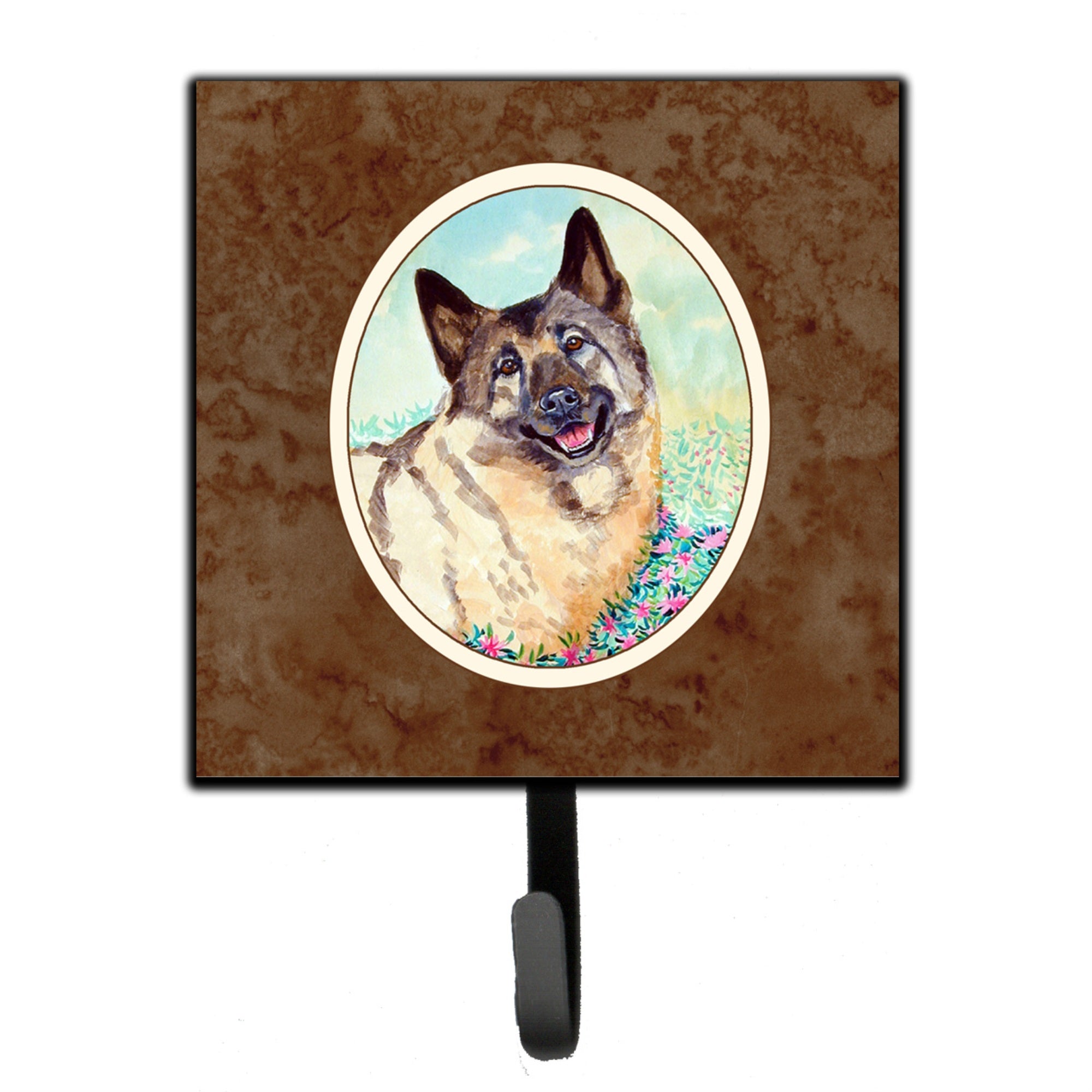 Caroline'S Treasures Norwegian Elkhound Leash Or Key Holder 7231Sh4, Small, Multicolor
