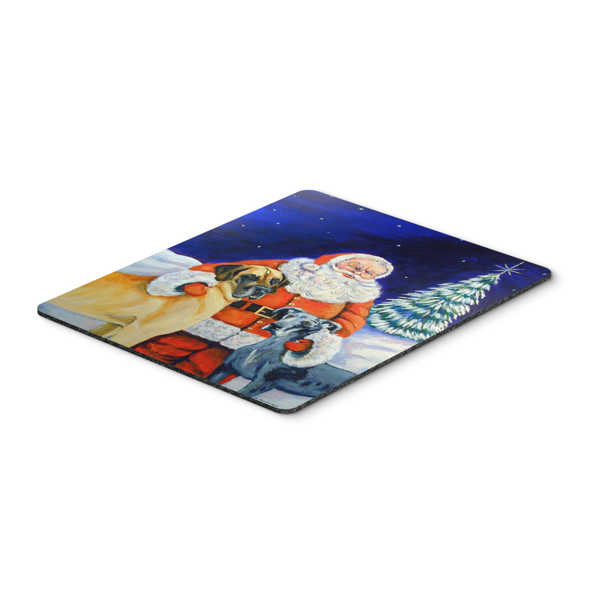 Caroline'S Treasures Mouse/Hot Pad/Trivet, Santa Claus With Great Dane (7232Mp)