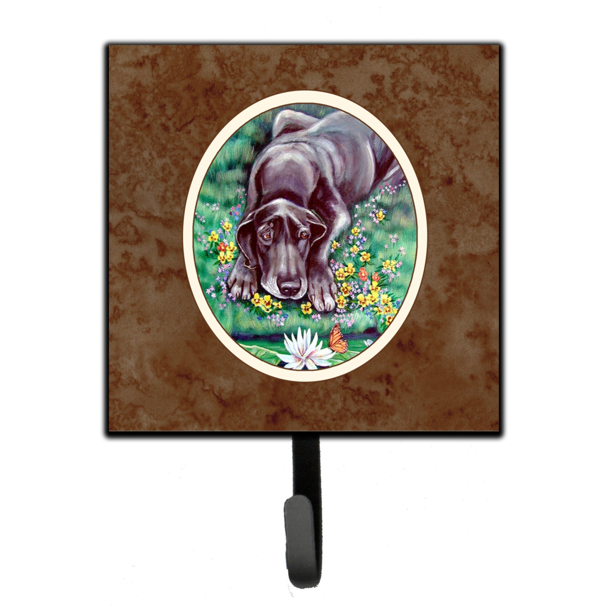 Caroline'S Treasures Blue Dane Leash Or Key Holder 7235Sh4, Small, Multicolor