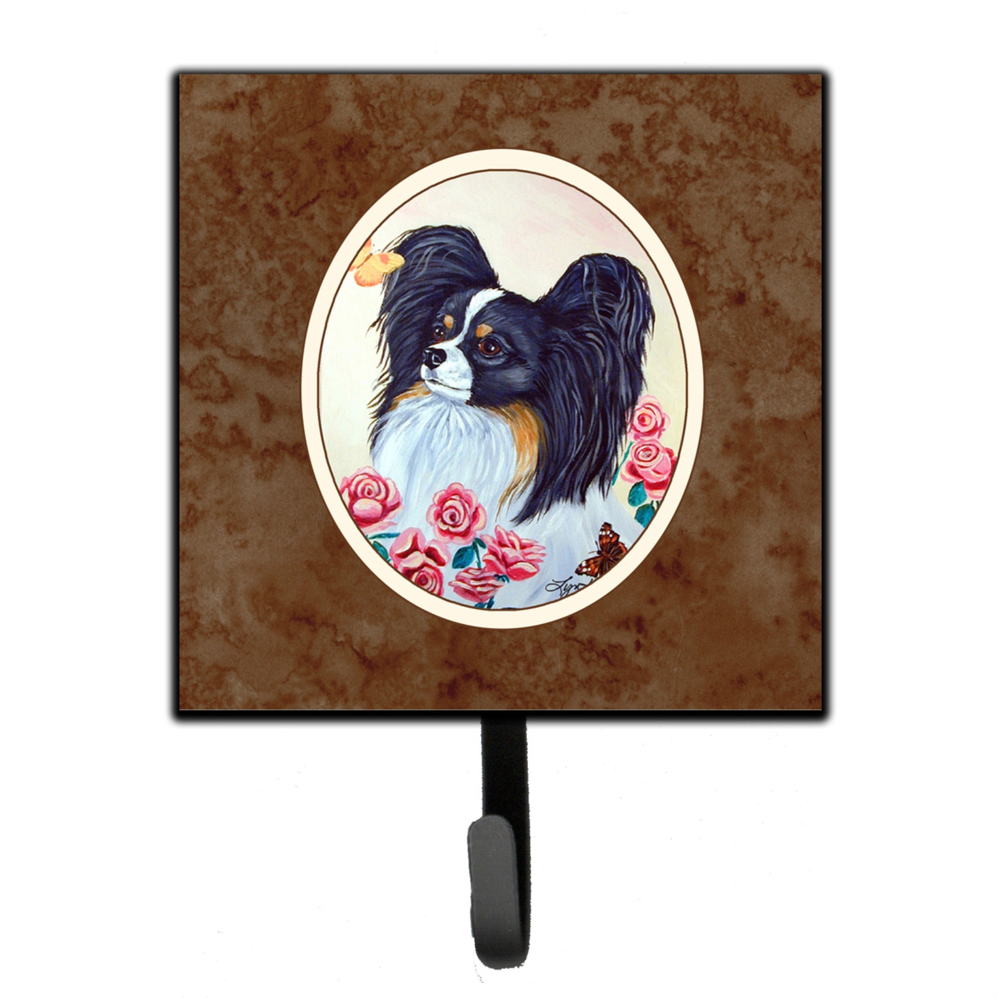 Caroline'S Treasures Papillon Leash Or Key Holder 7236Sh4, Small, Multicolor
