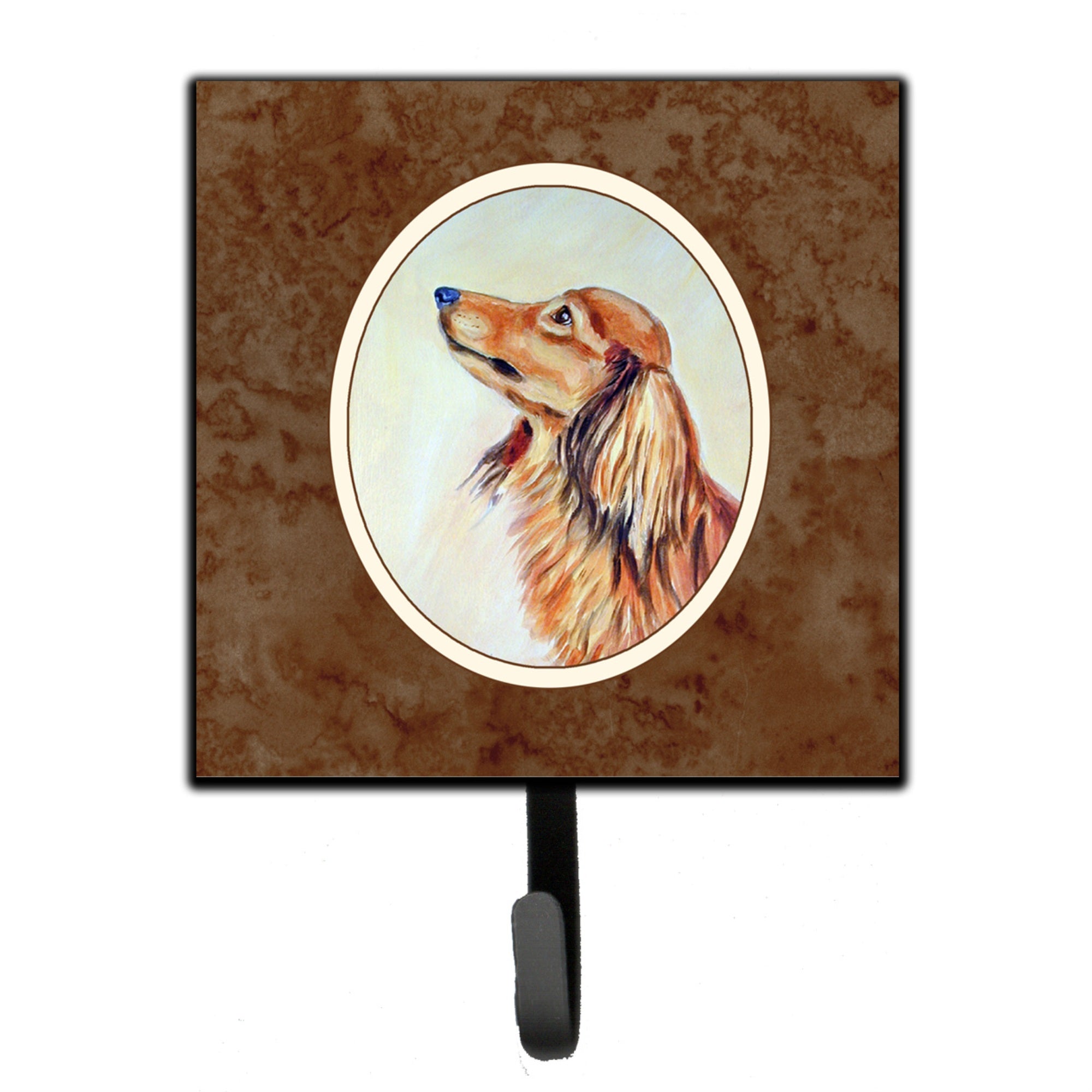 Caroline'S Treasures Long Haired Red Dachshund Leash Or Key Holder 7240Sh4, Small, Multicolor