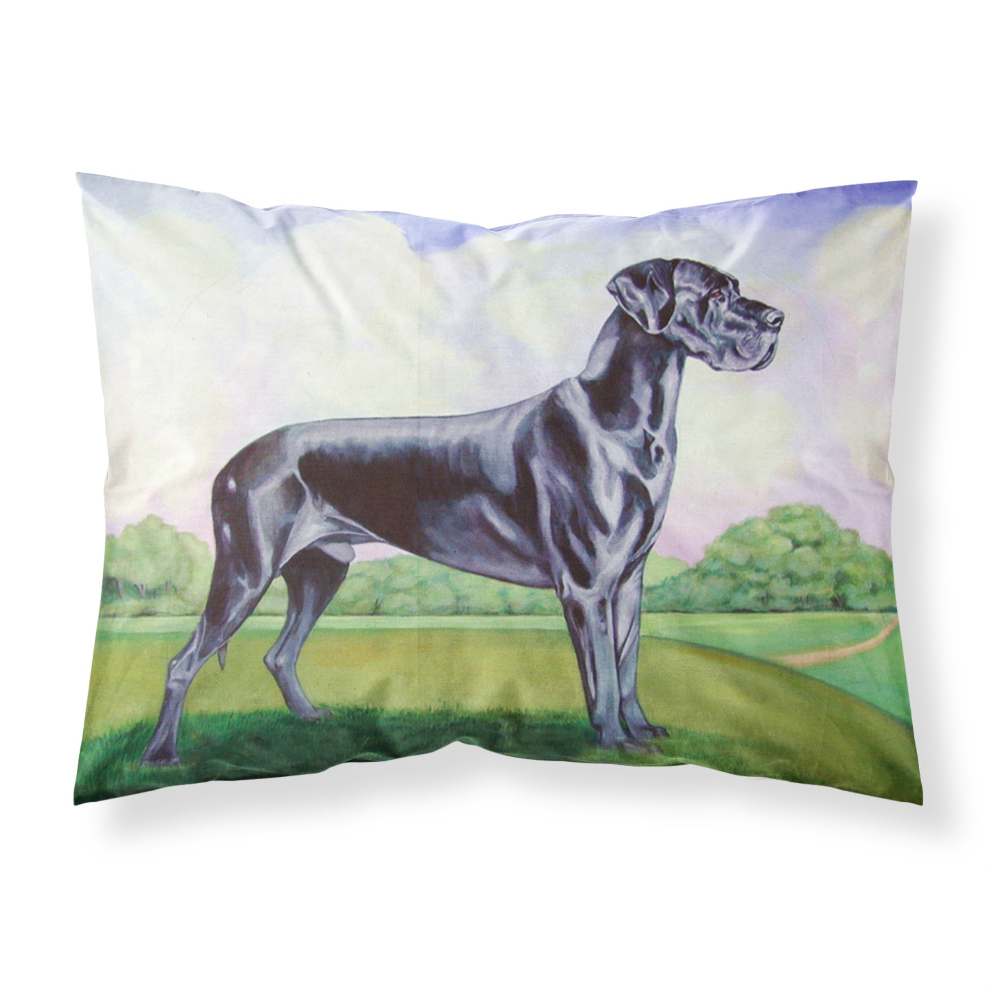 Caroline'S Treasures 7245Pillowcase Great Dane Moisture Wicking Fabric Standard Pillowcase, Large, Multicolor
