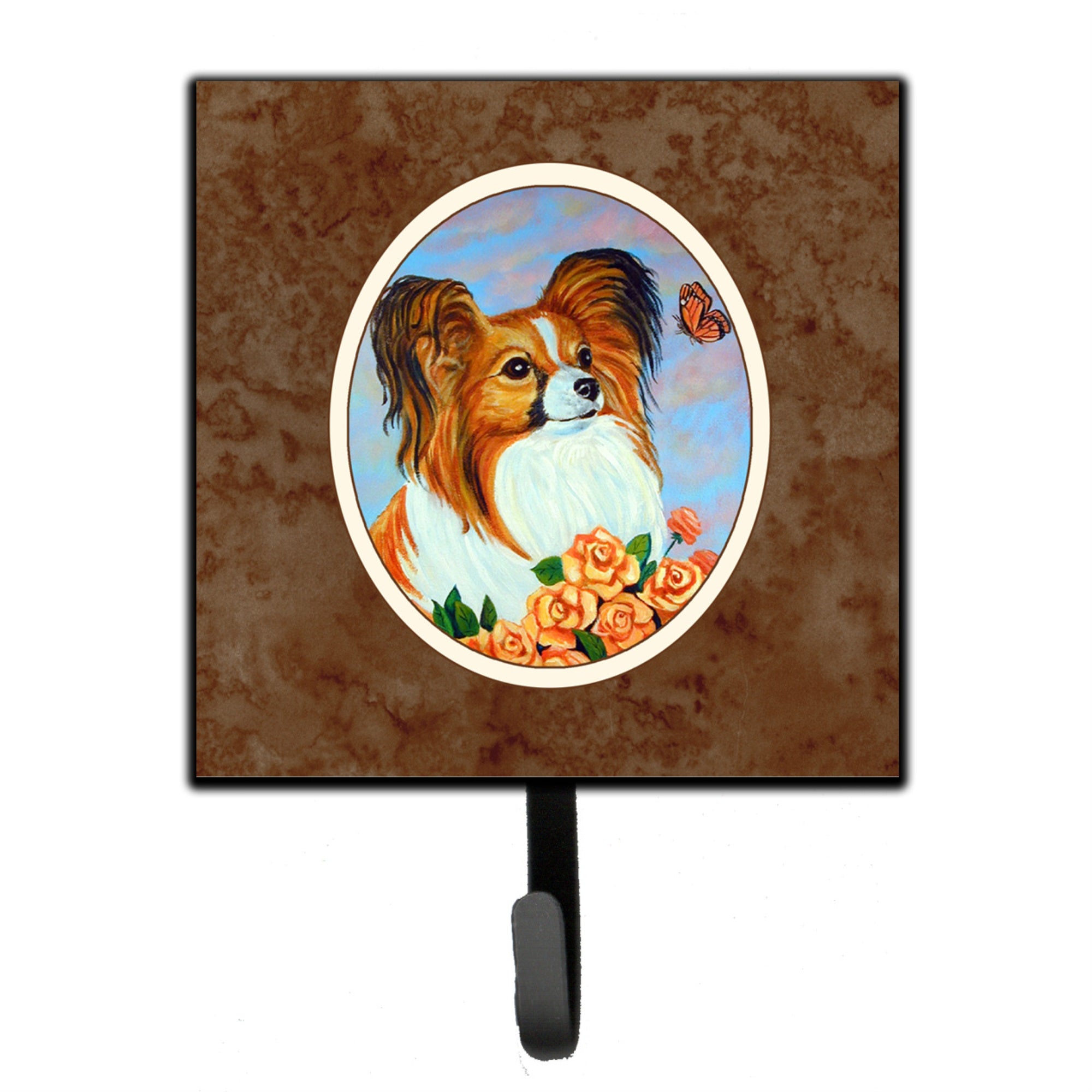 Caroline'S Treasures Papillon Leash Or Key Holder 7246Sh4, Small, Multicolor