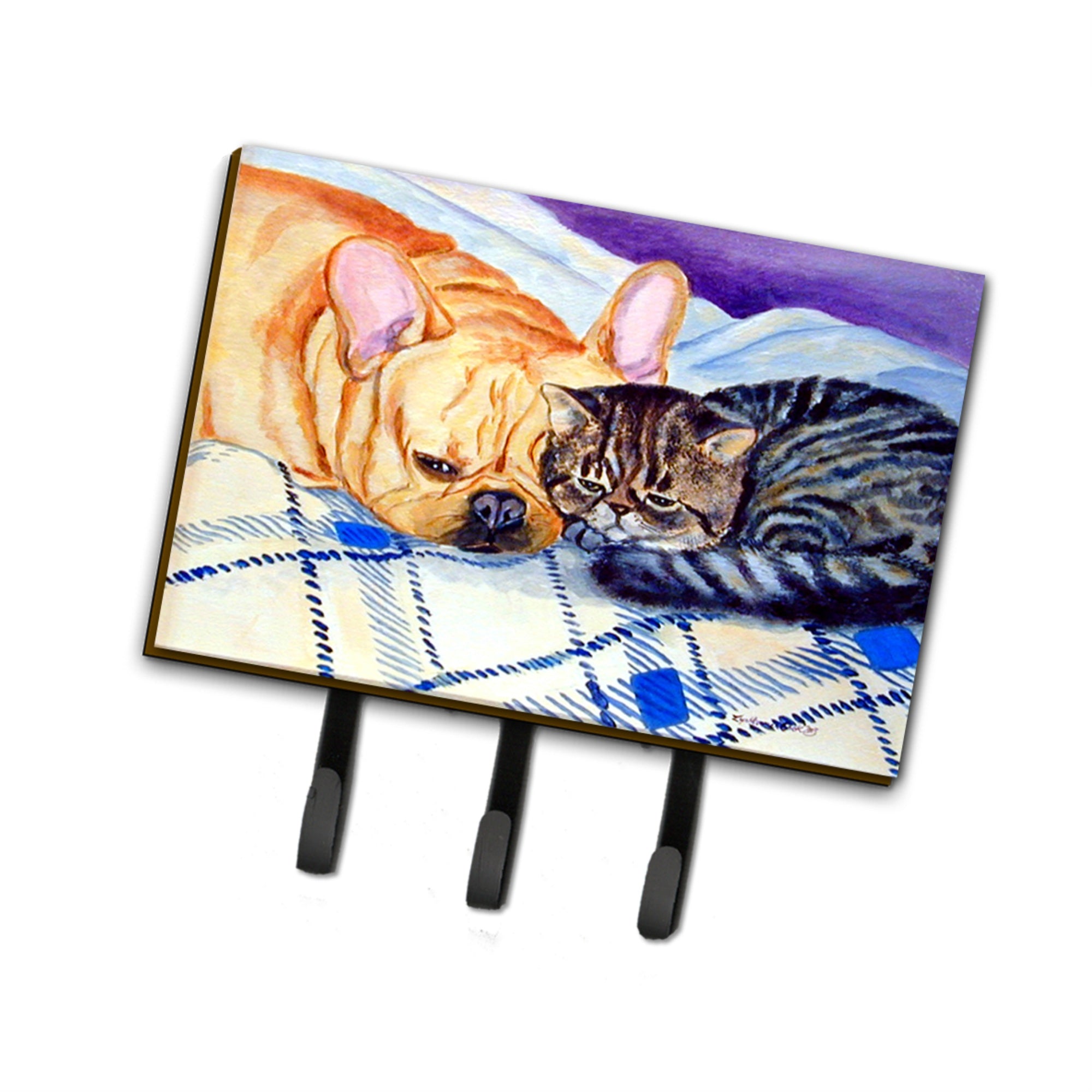 Caroline'S Treasures 7257Th68 Cat Leash Holder Or Key Hook, Large, Multicolor