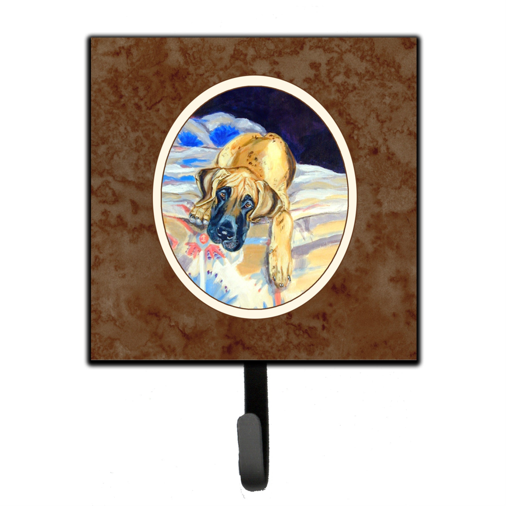 Caroline'S Treasures Fawn Dane Leash Or Key Holder 7258Sh4, Small, Multicolor