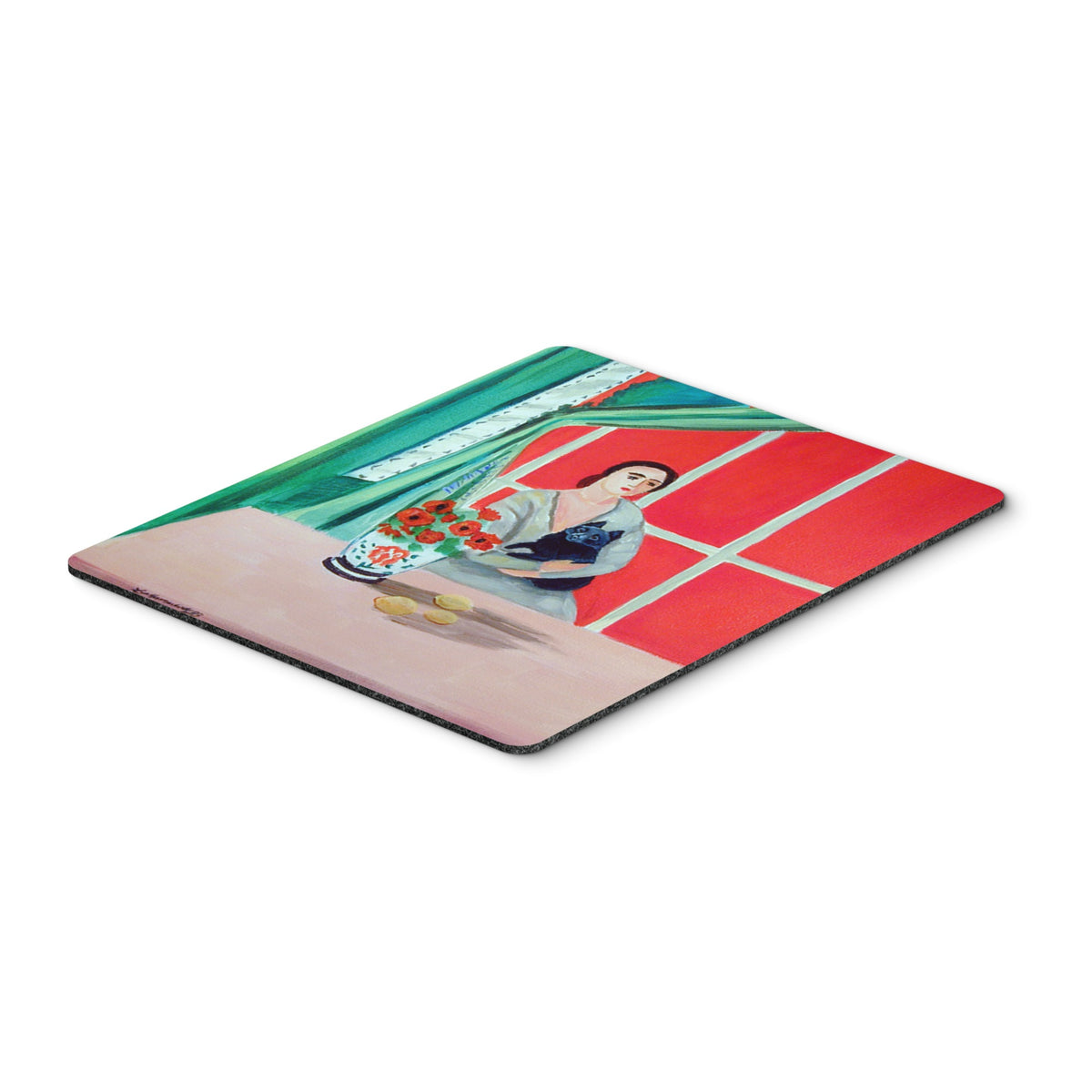 Caroline'S Treasures Mouse/Hot Pad/Trivet, Lady With Her Schipperke (7269Mp)