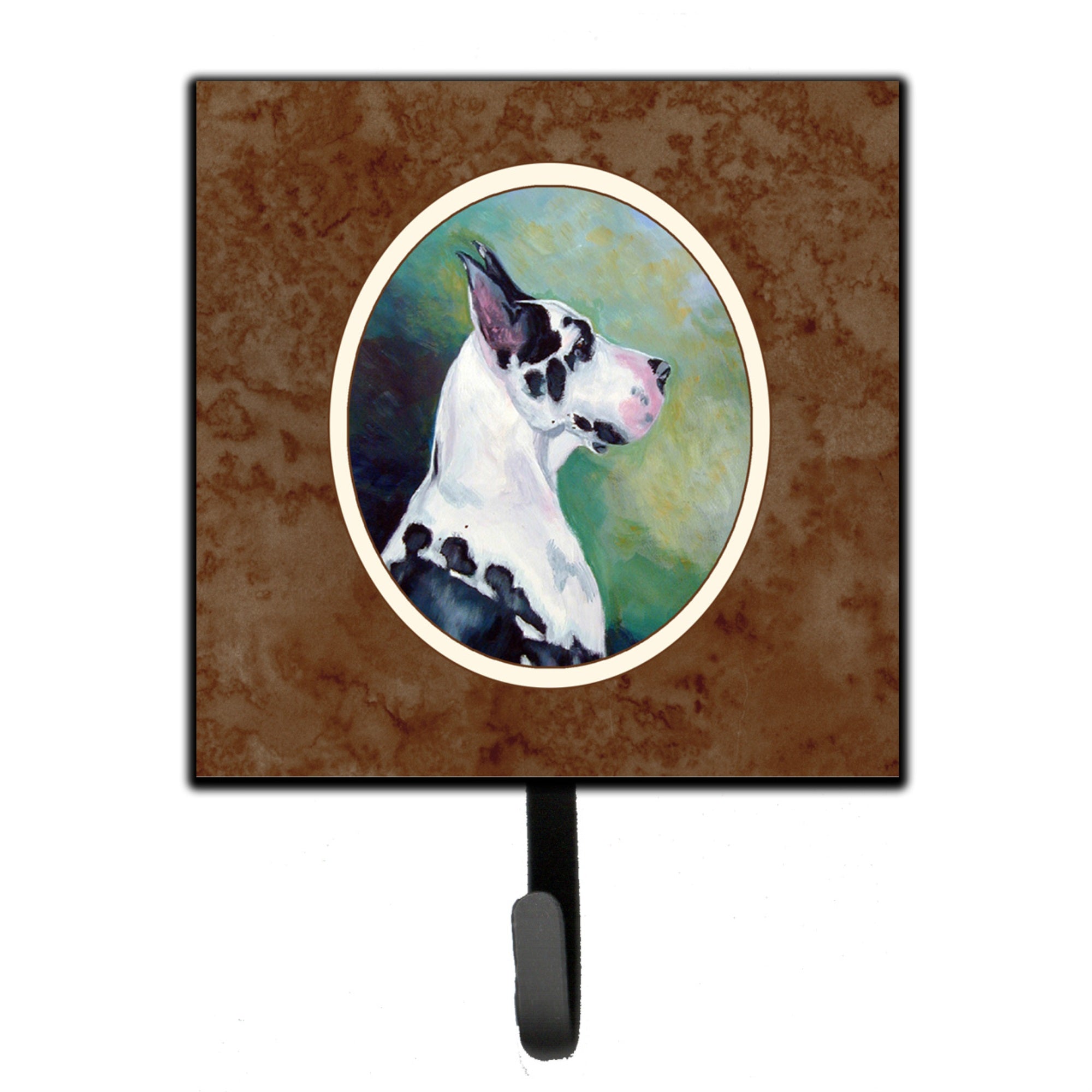 Caroline'S Treasures Harlequin Dane Leash Or Key Holder 7278Sh4, Small, Multicolor